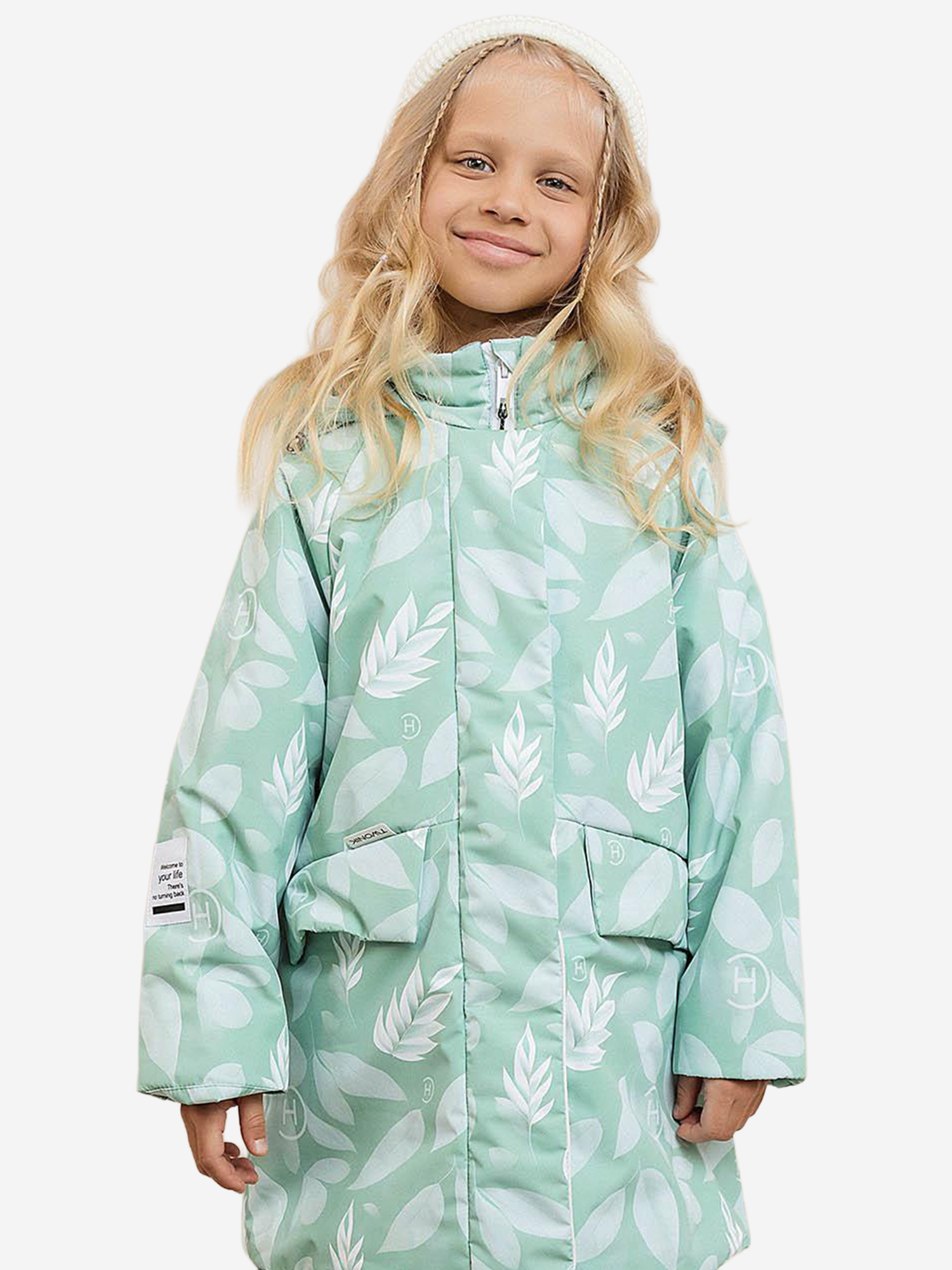 Изображение товара Парка для девочки batik Норис зеленый