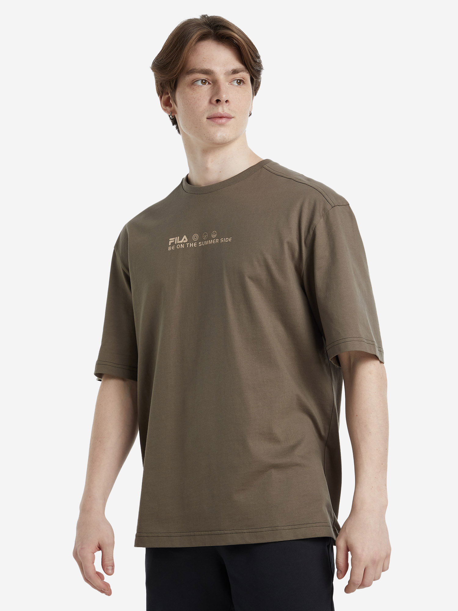 

Футболка мужская оверсайз FILA, Зеленый