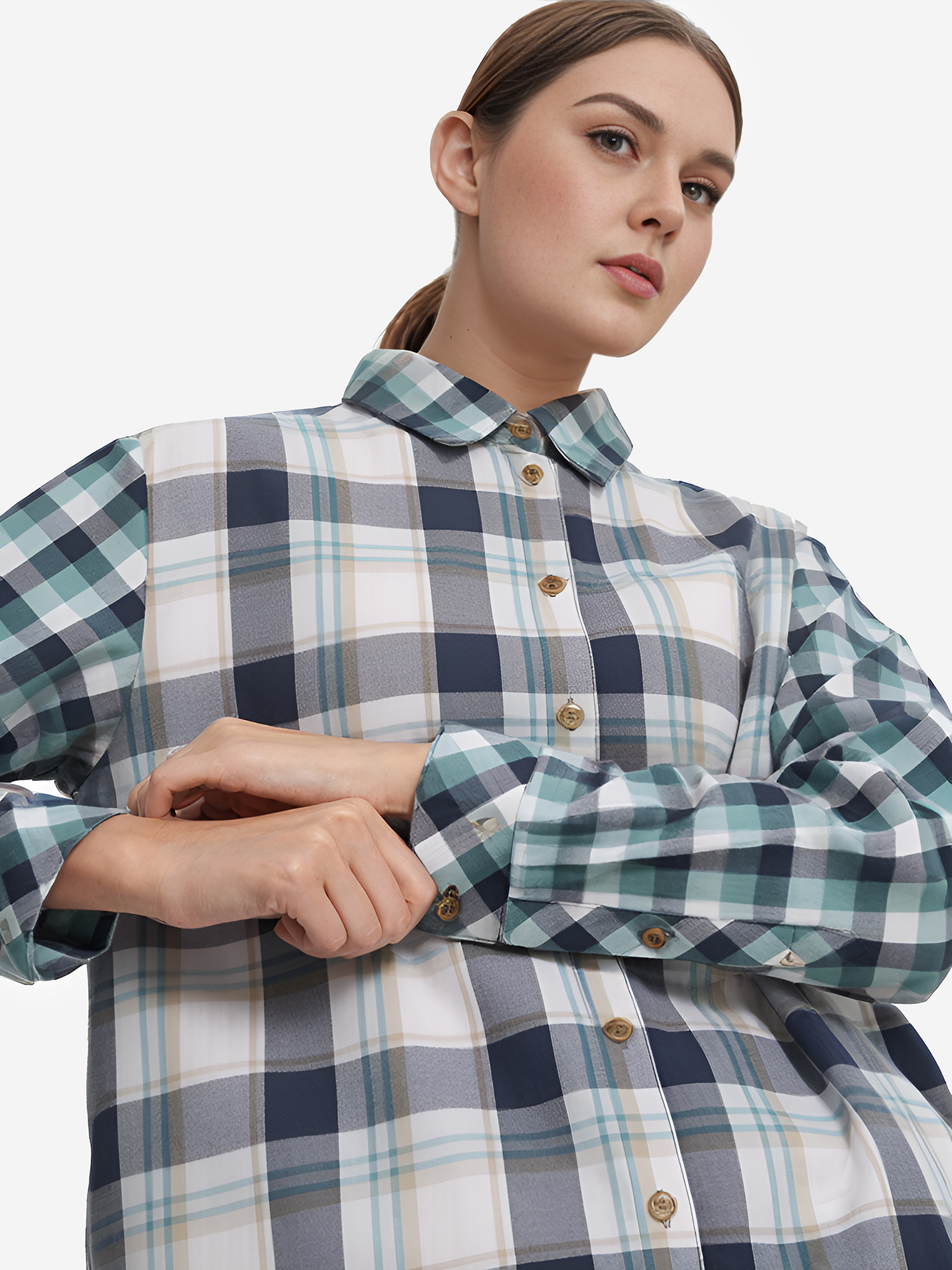 Рубашка женская Outventure, разноцветный, арт. 134808out-mm