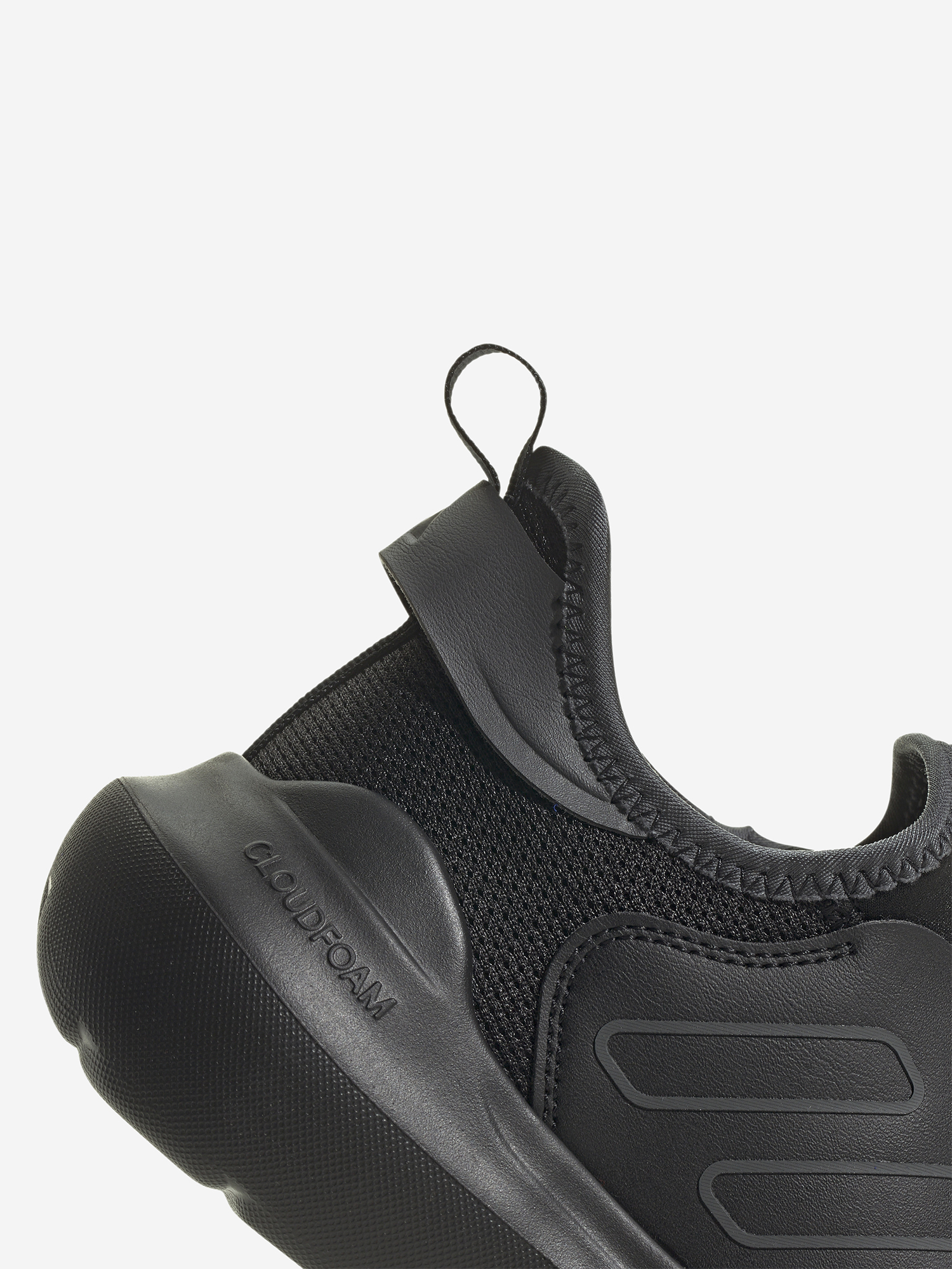 фото Слипоны детские adidas tensaur comfort ac j, черный