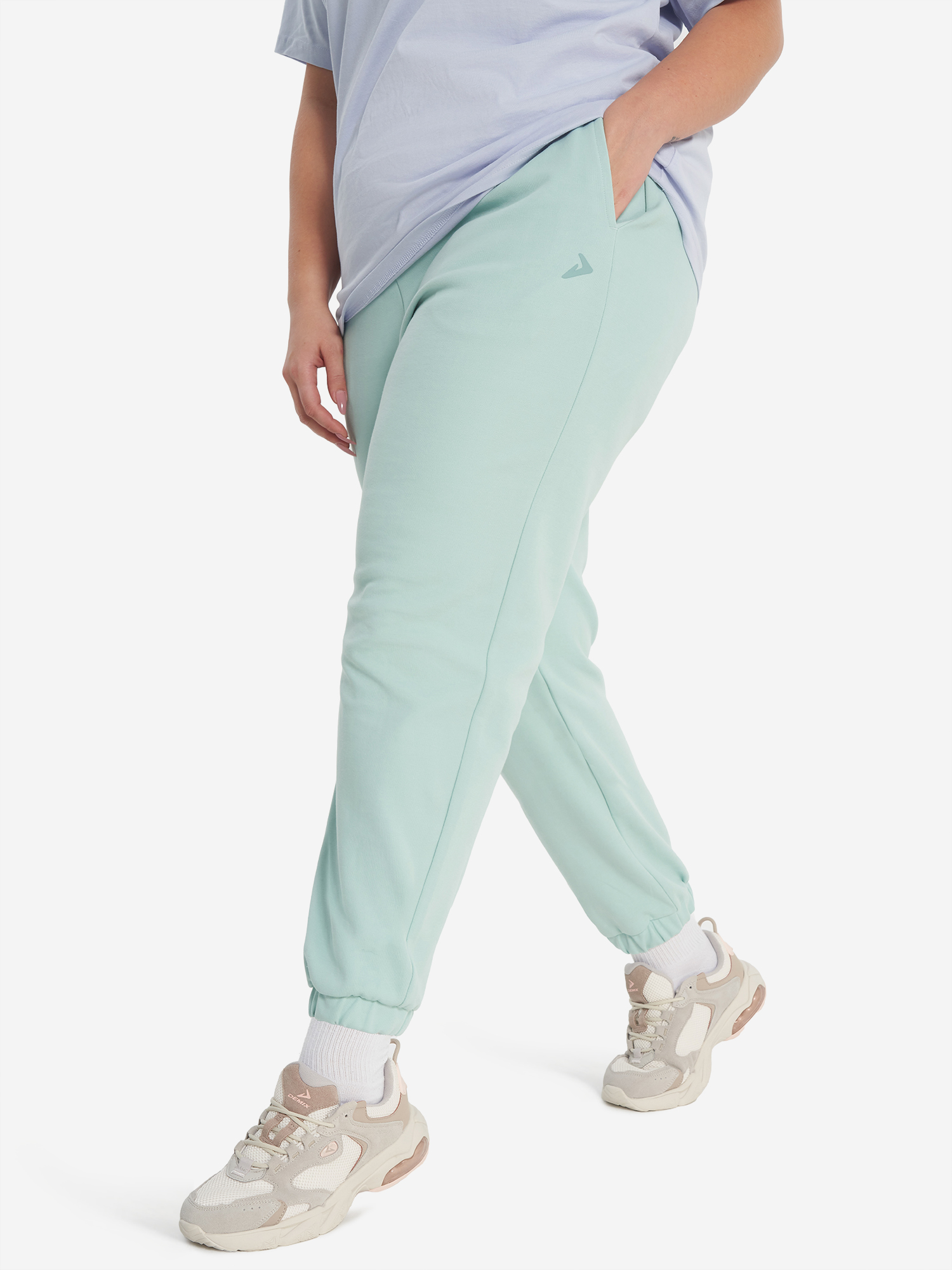 

Брюки женские оверсайз Demix, Plus Size, Зеленый