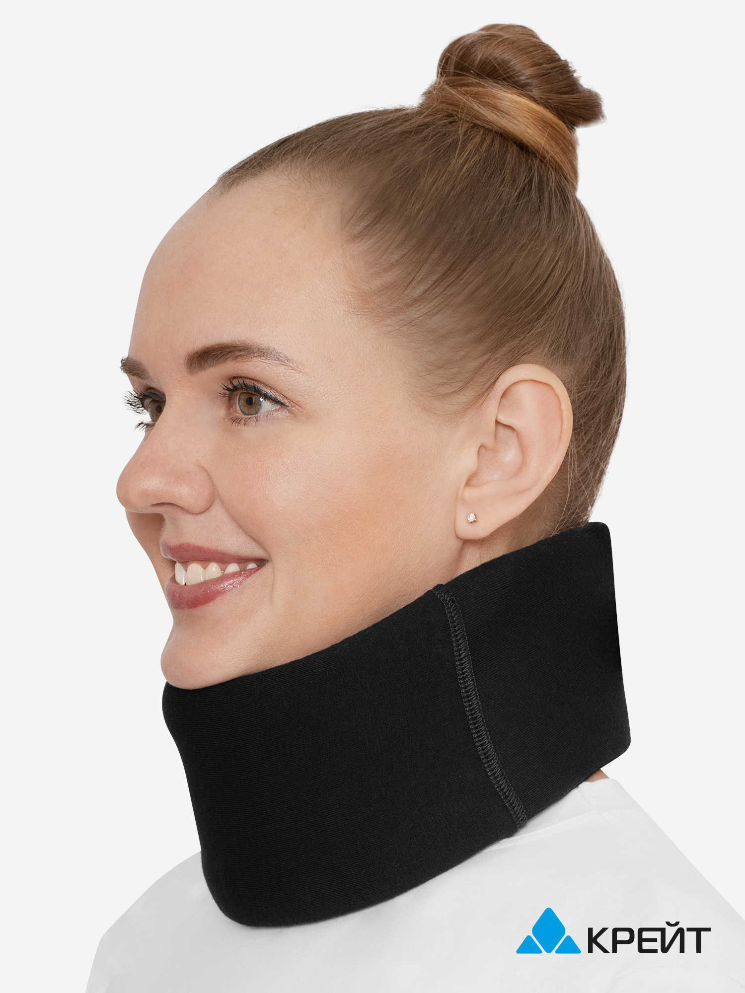 Изображение товара Бандаж для шейного отдела "Крейт" F-322/БЧ, Черный