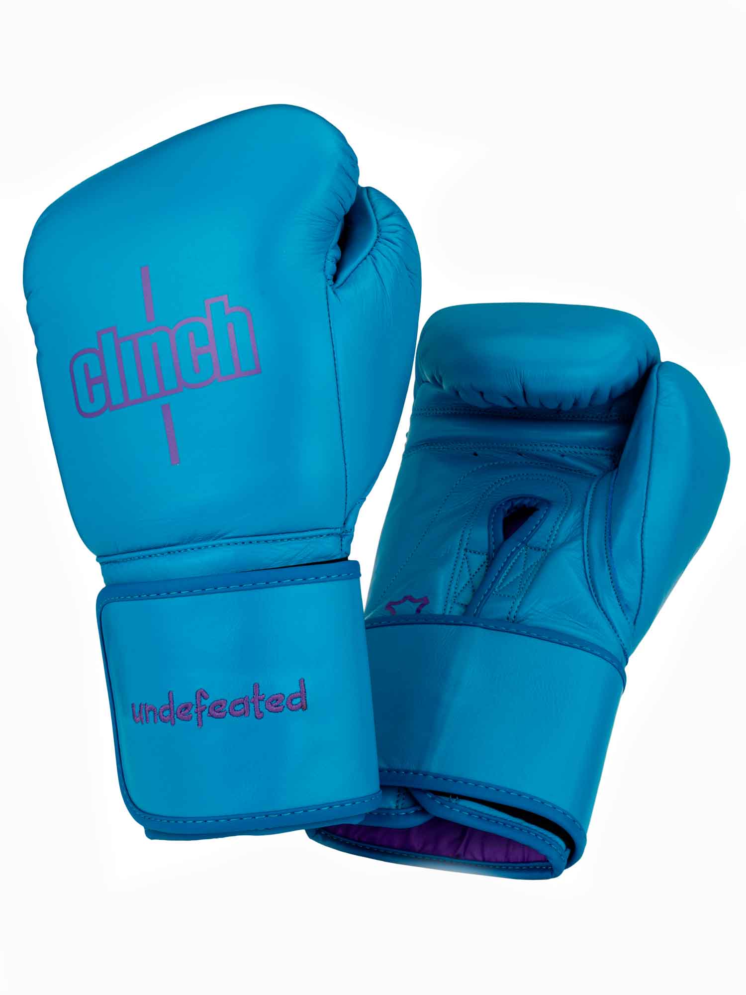 

Перчатки боксерские Clinch Undefeated светло-синие, Голубой