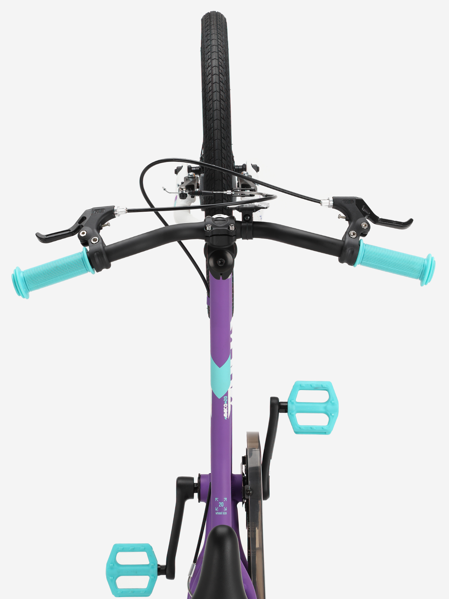 фото Велосипед для девочек roces amico 20", фиолетовый