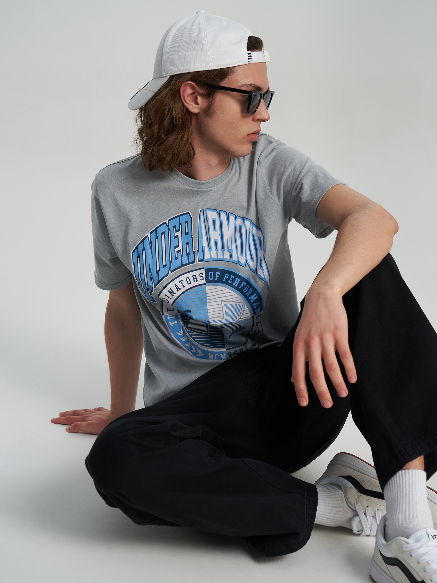Футболка Under Armour Varsity Crest, серый, арт. 6009249U0F-011