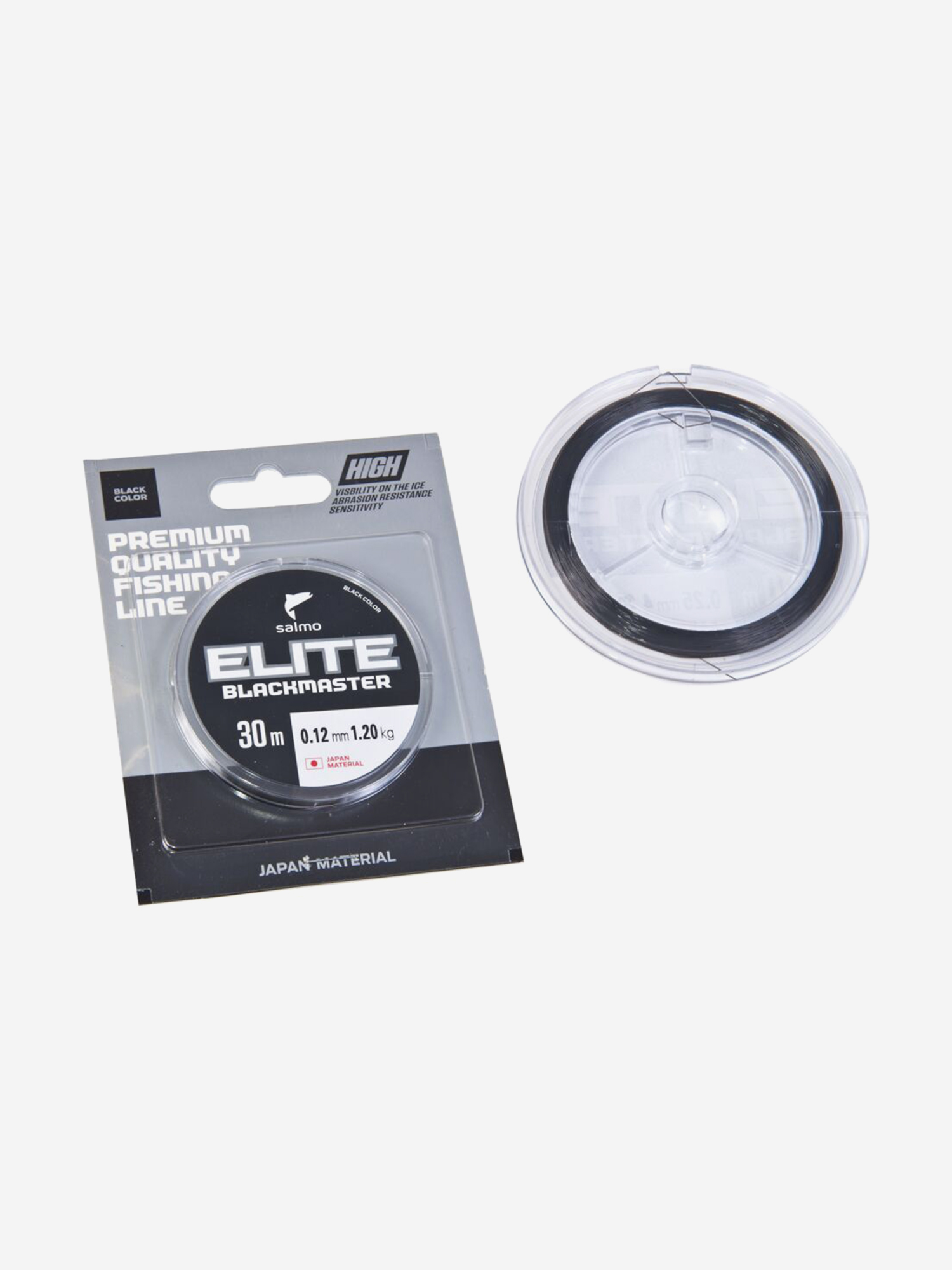 Изображение товара Леска для зимней рыбалки монофильная Salmo Elite BLACKMASTER 30 м диаметр 0,12 мм