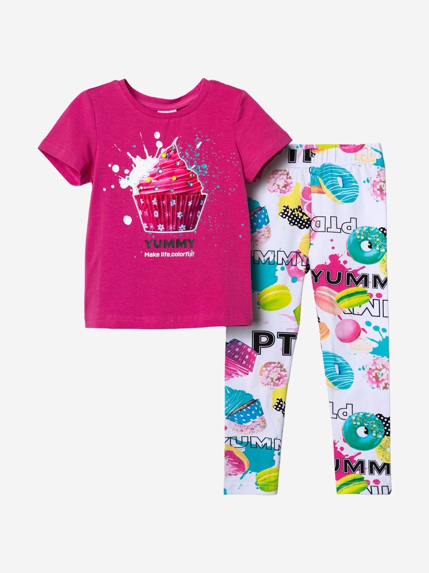 Изображение товара Комплект для девочек: футболка, легинсы PlayToday