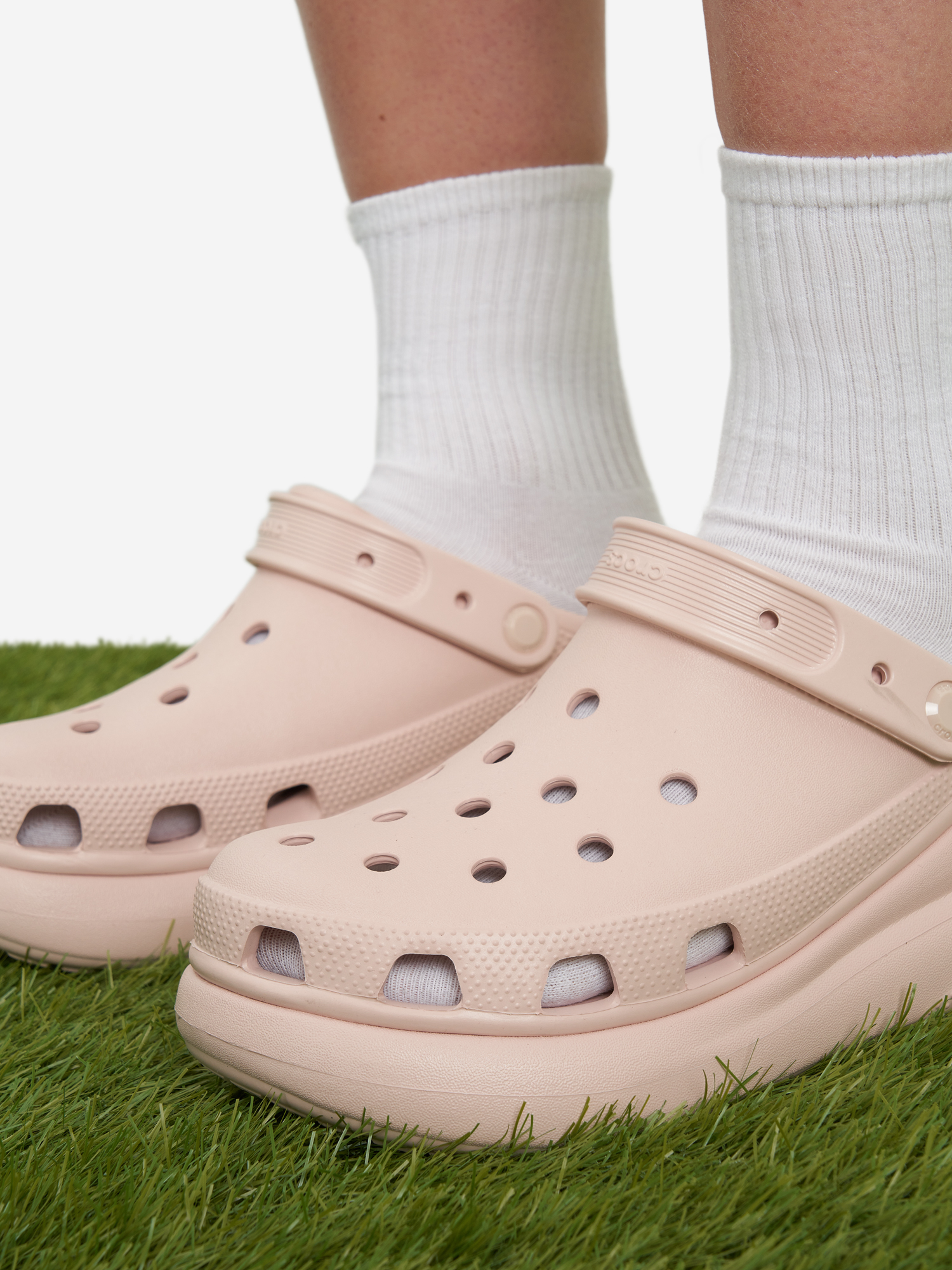 Сабо женские Crocs Crush Clog, Розовый 207521C1G-6UR, размер 39-40 - фото 7