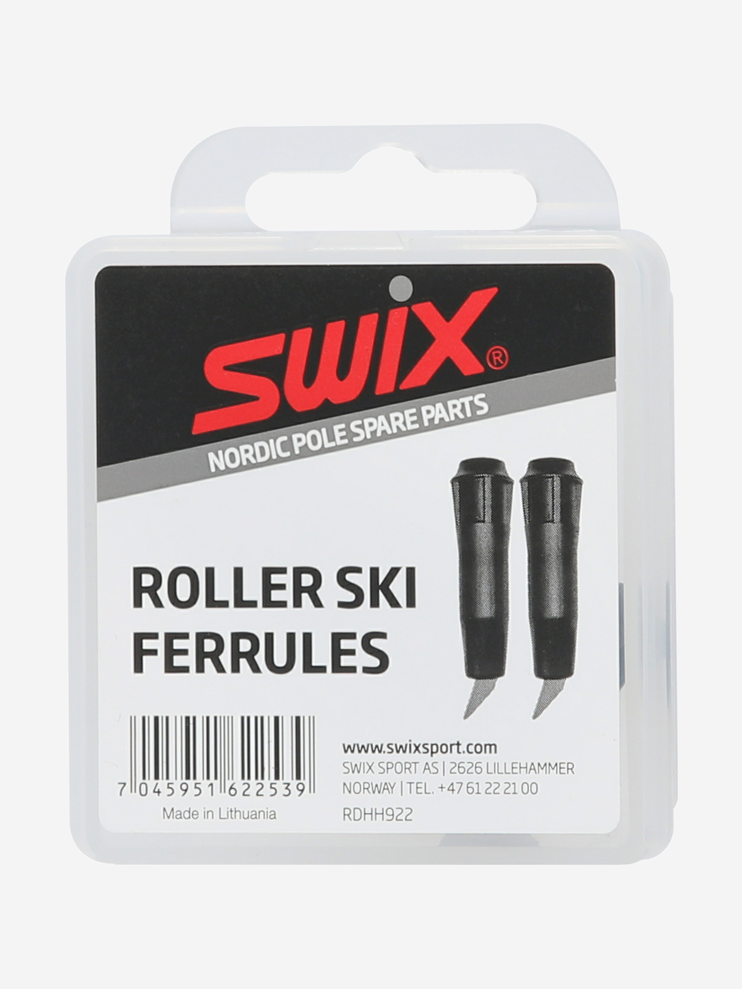 

Наконечники для лыжероллерных палок Swix 10 mm, 1 пара, Черный