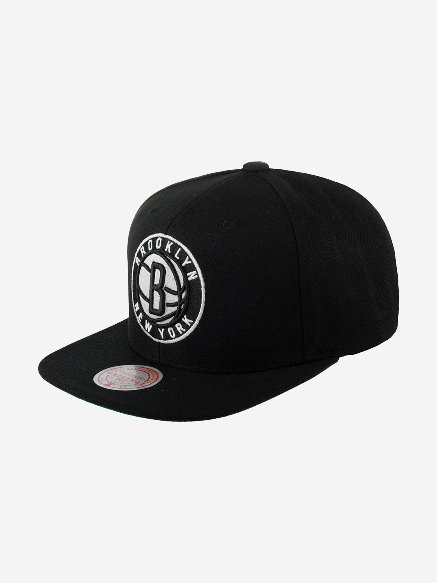 Изображение товара Бейсболка с прямым козырьком MITCHELL NESS Brooklyn Nets NBA универсальная спортивная кепка