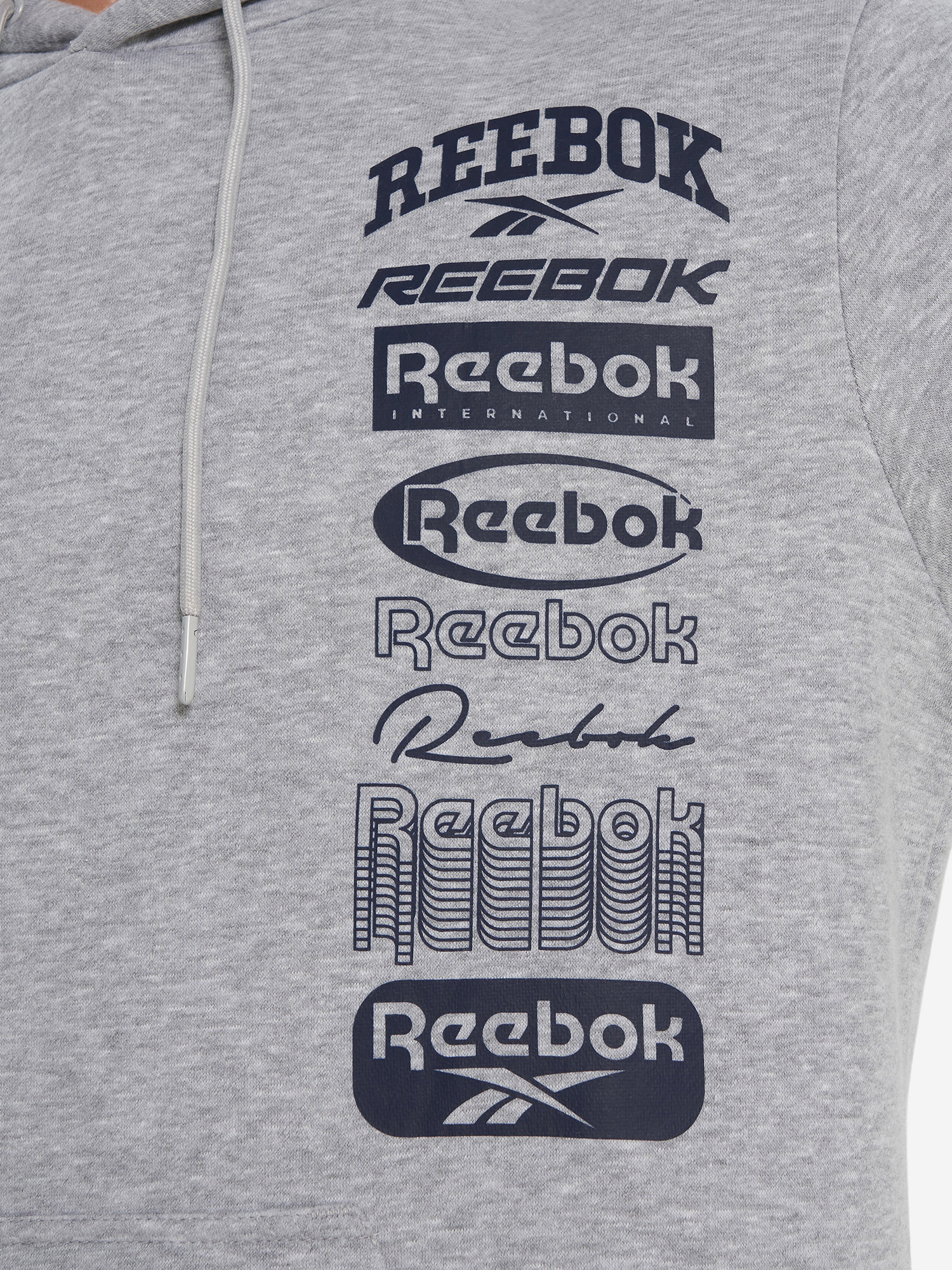 фото Худи мужское reebok sebastian, серый