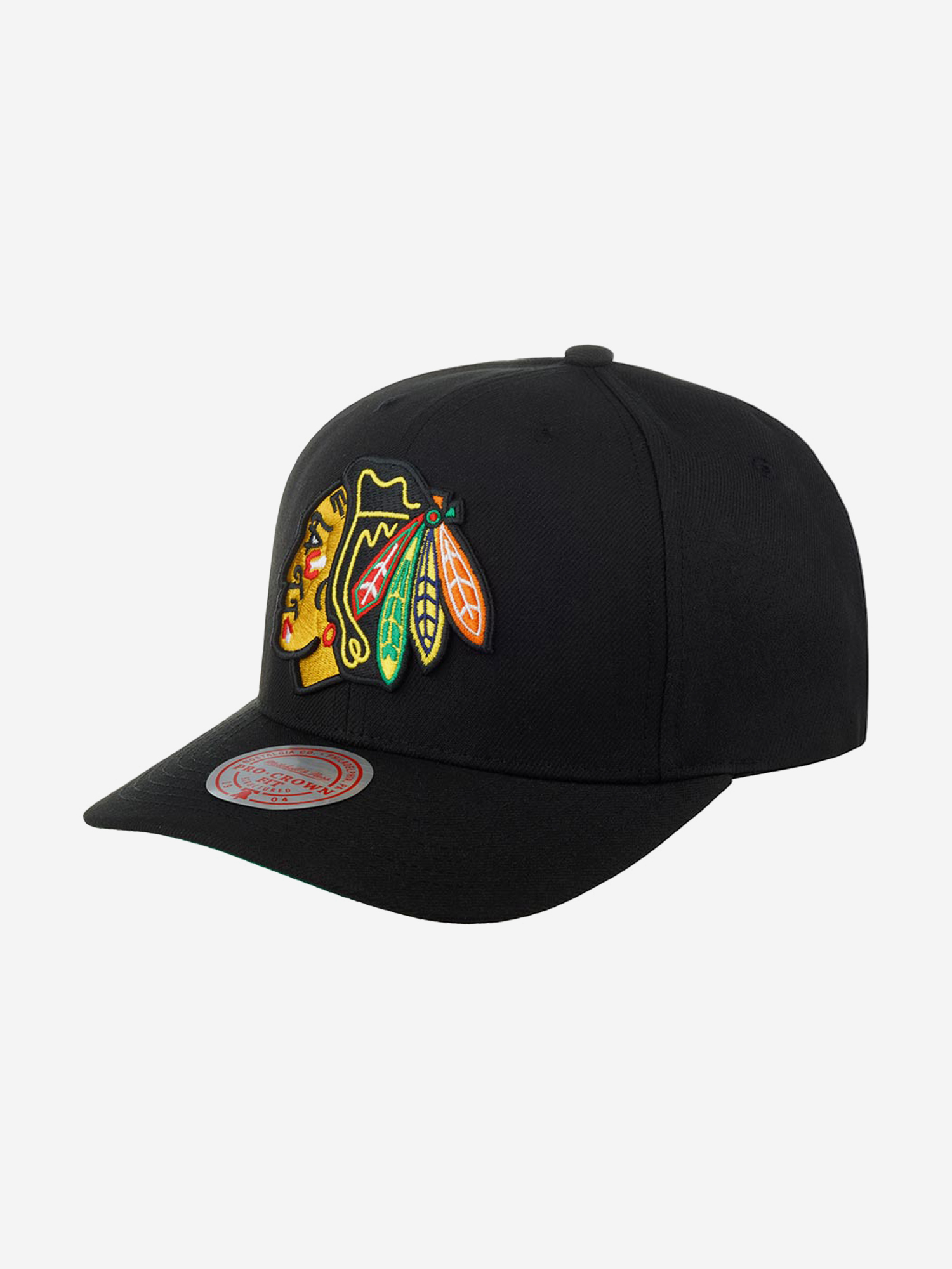 Бейсболка MITCHELL NESS HHSS5370-CBHYYPPPBLCK Chicago Blackhawks NHL (черный), Черный