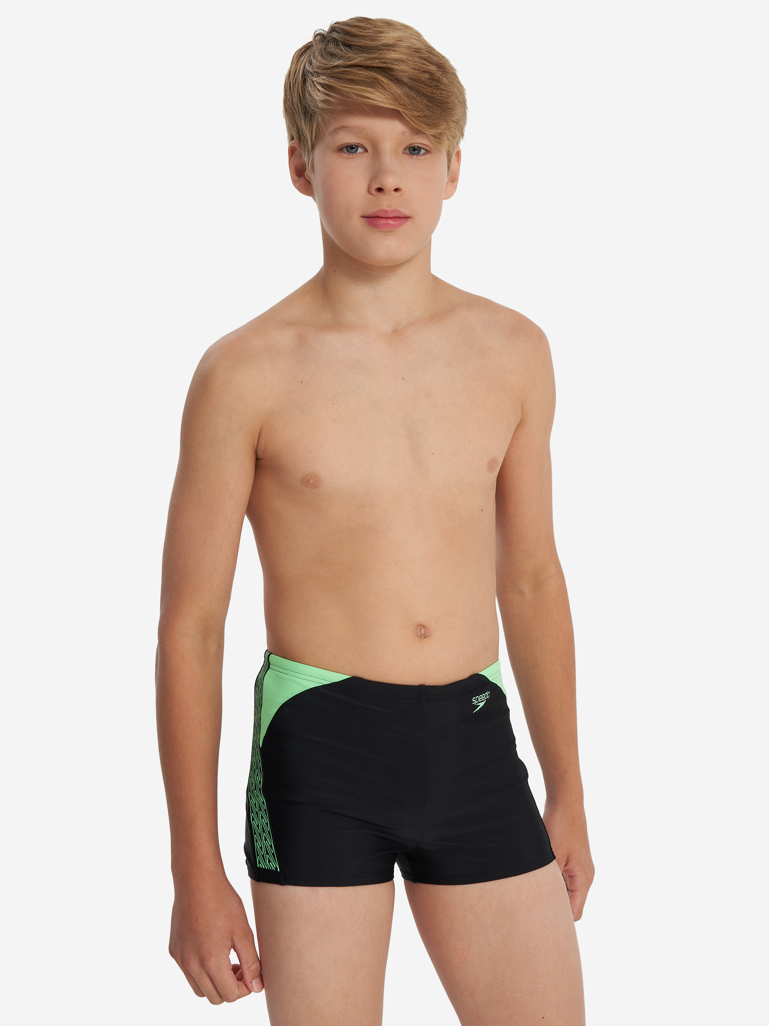

Плавки-шорты для мальчиков Speedo Hyperboom, Черный