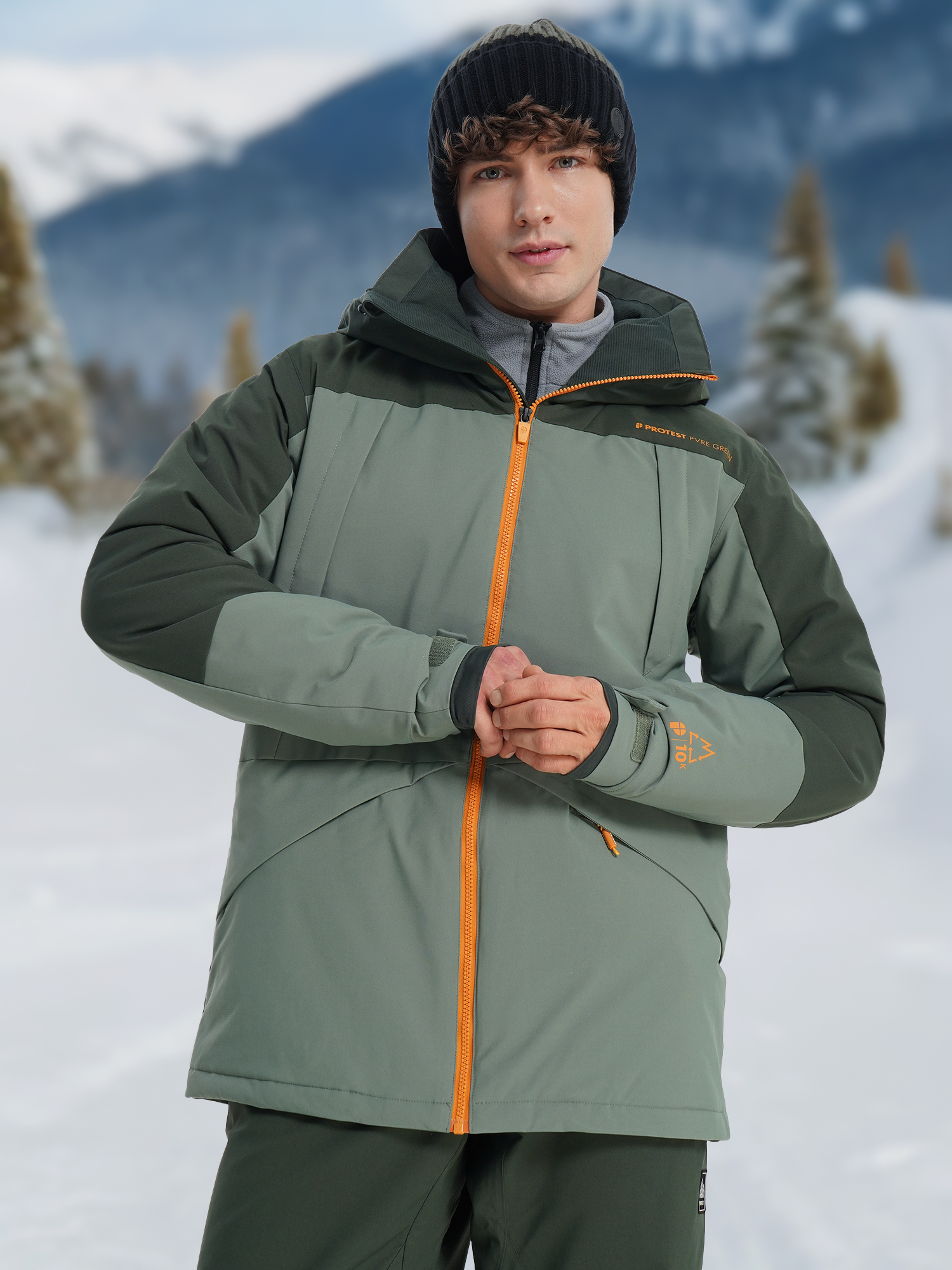 Куртка утепленная Protest Dunton, зеленый, арт. 65752004pr0-556