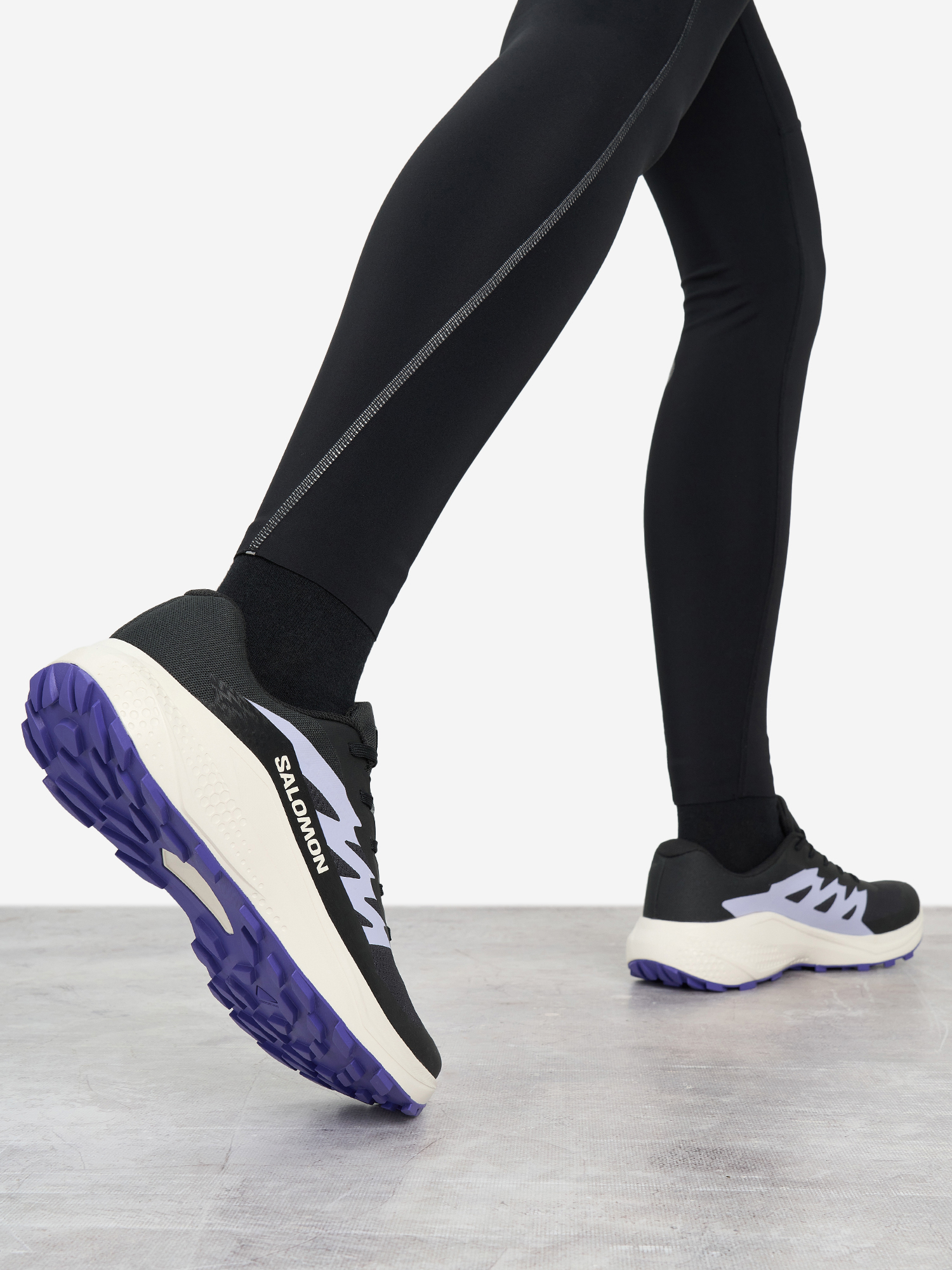 фото Кроссовки женские salomon alphaglide, черный
