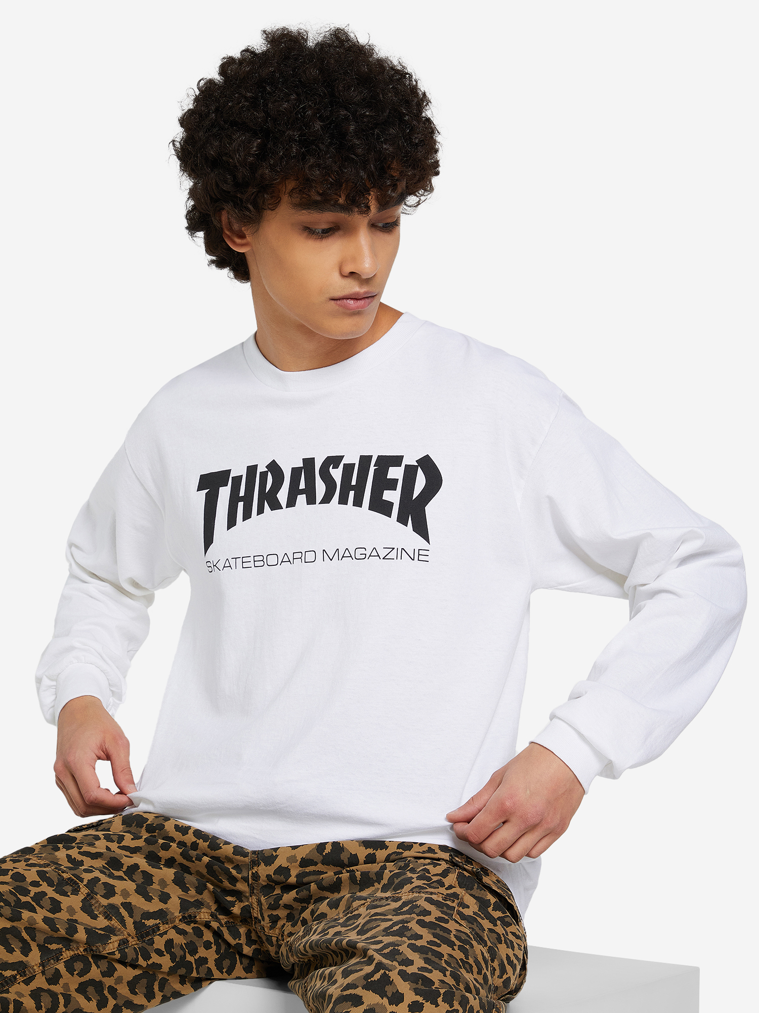 

Лонгслив мужской Thrasher Skate Mag, Белый