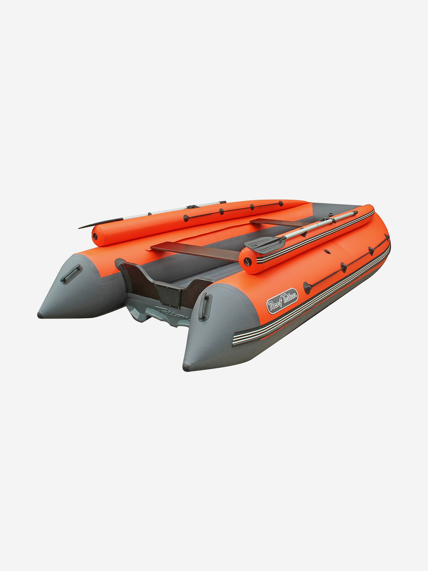 Изображение товара Лодка надувная Reef Triton (Риф Тритон) 360 FНД c фальшбортом серо-оранжевая, Серый/оранжевый Изображение товара Лодка надувная Reef Triton (Риф Тритон) 360 FНД c фальшбортом серо-оранжевая, Серый/оранжевый
