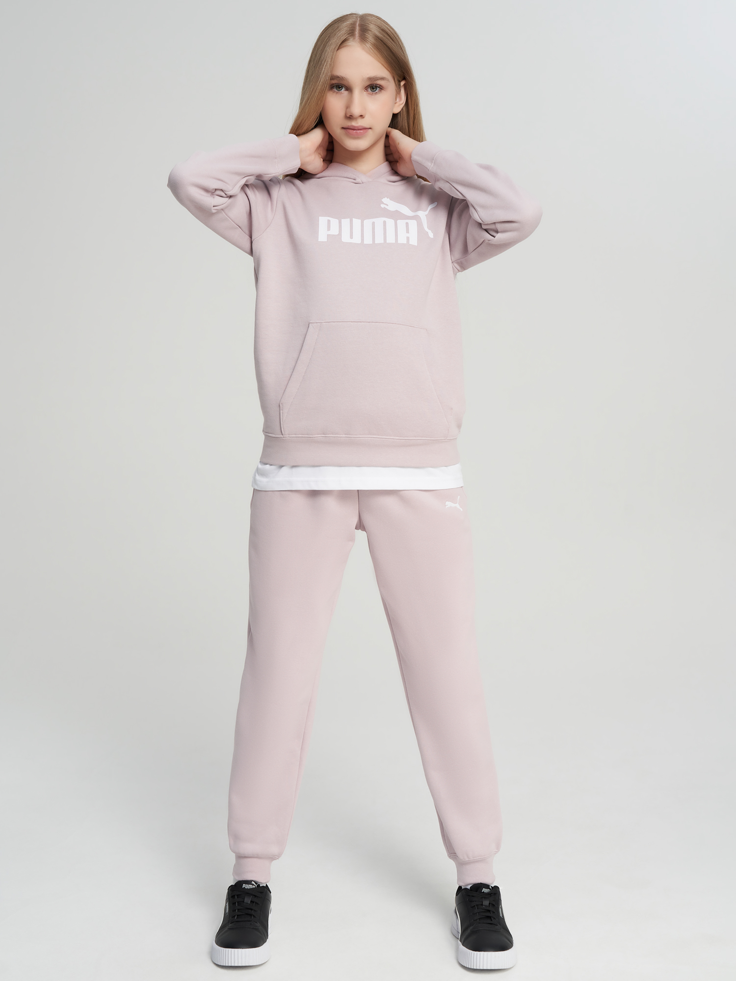 Брюки для девочек PUMA, Розовый 4