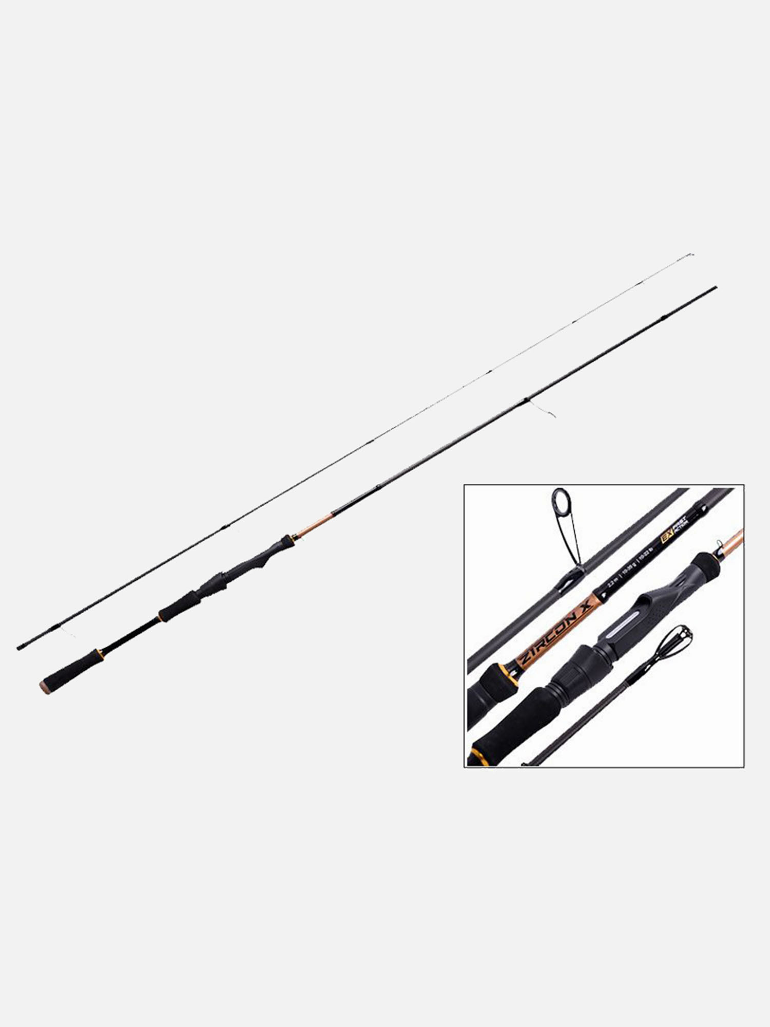 

Спиннинг Maximus ZIRCON-X JIG 24ML 2,4m 7-25g, Черный