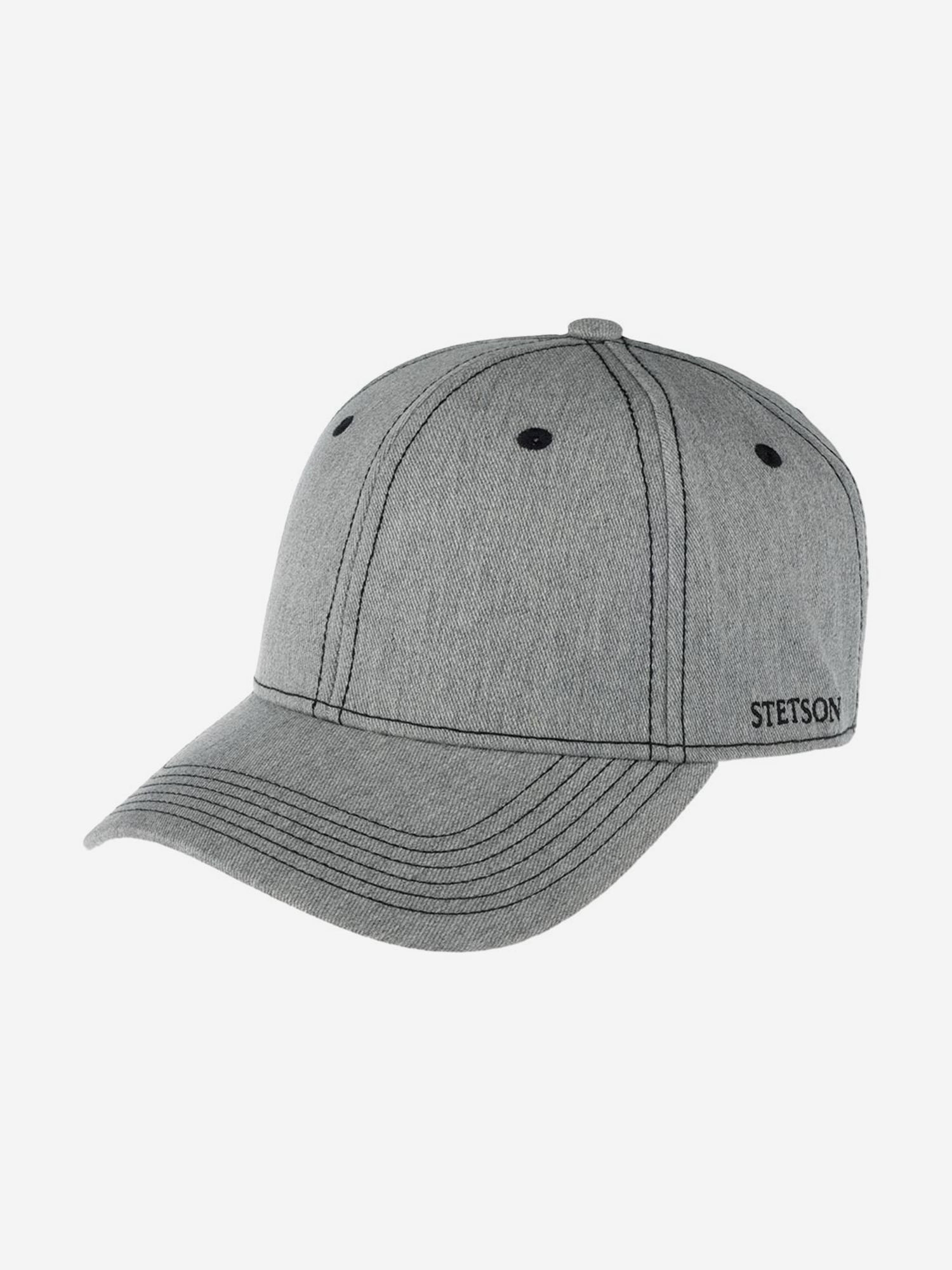 

Бейсболка STETSON 7721141 BASEBALL CAP COTTON MELANGE (серый), Серый