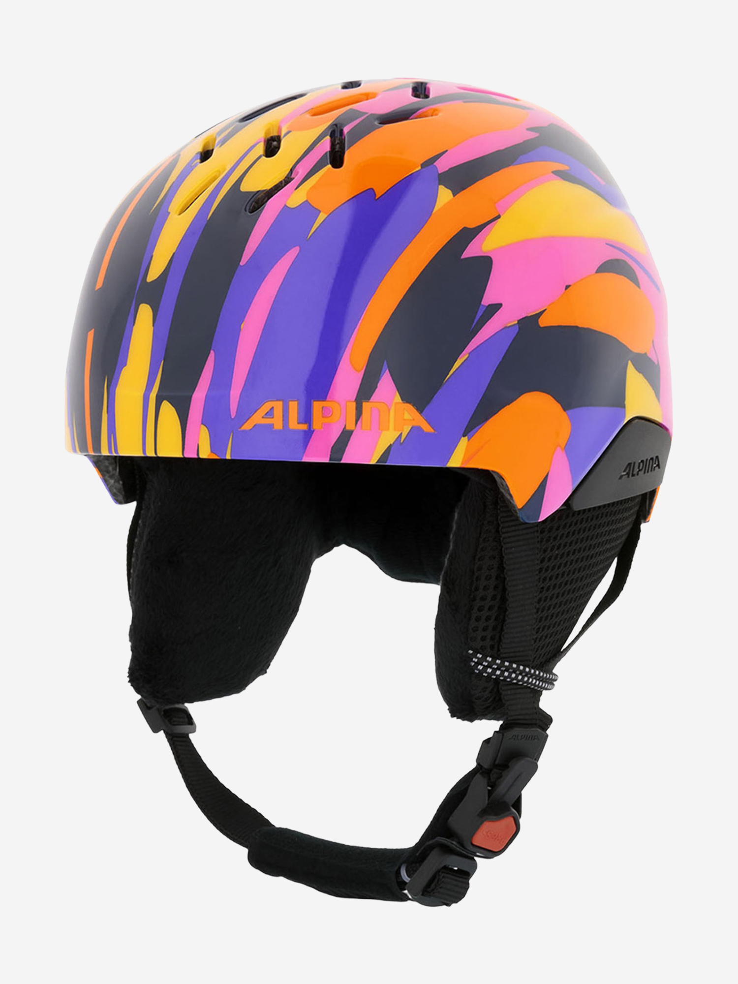 Изображение товара Горнолыжный шлем Alpina Pizi Pink-Orange Blue Gloss