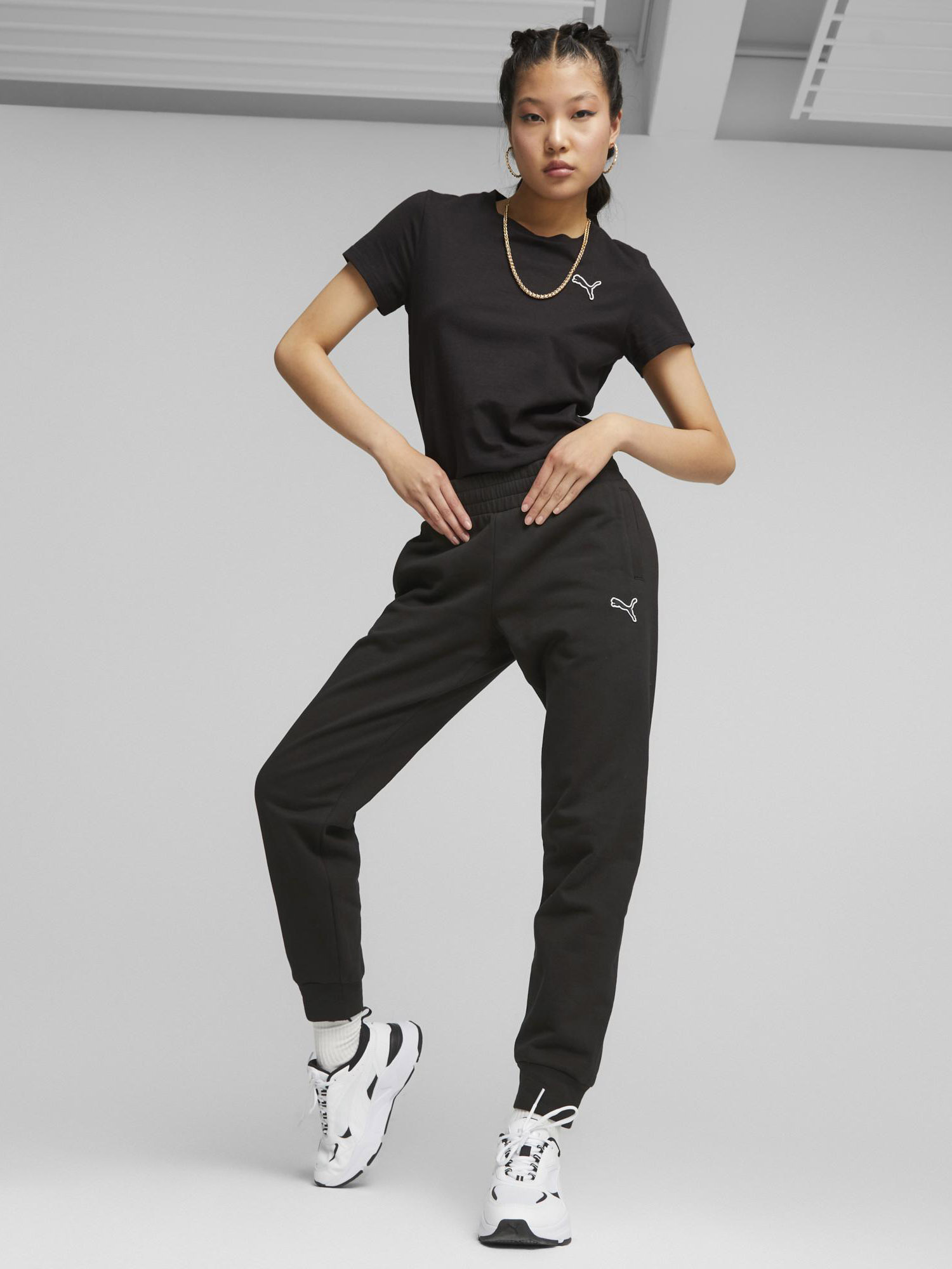 Брюки женские PUMA Better Essentials, Черный 675989P0P-01, размер 40-42 - фото 4