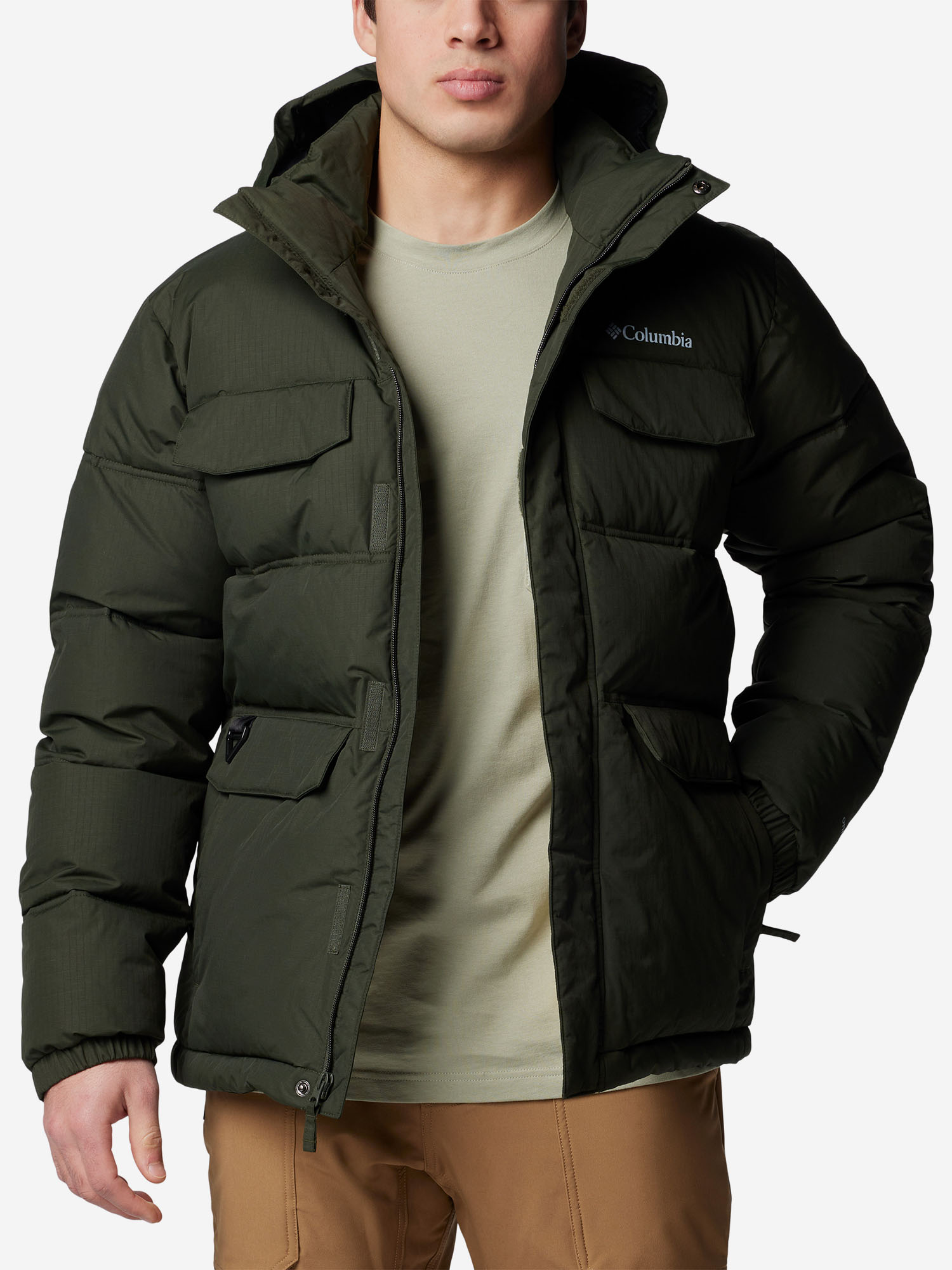 Куртка утепленная мужская Columbia Landroamer Puffer Jacket, Зеленый 2088081CLB-366, размер 46 - фото 3