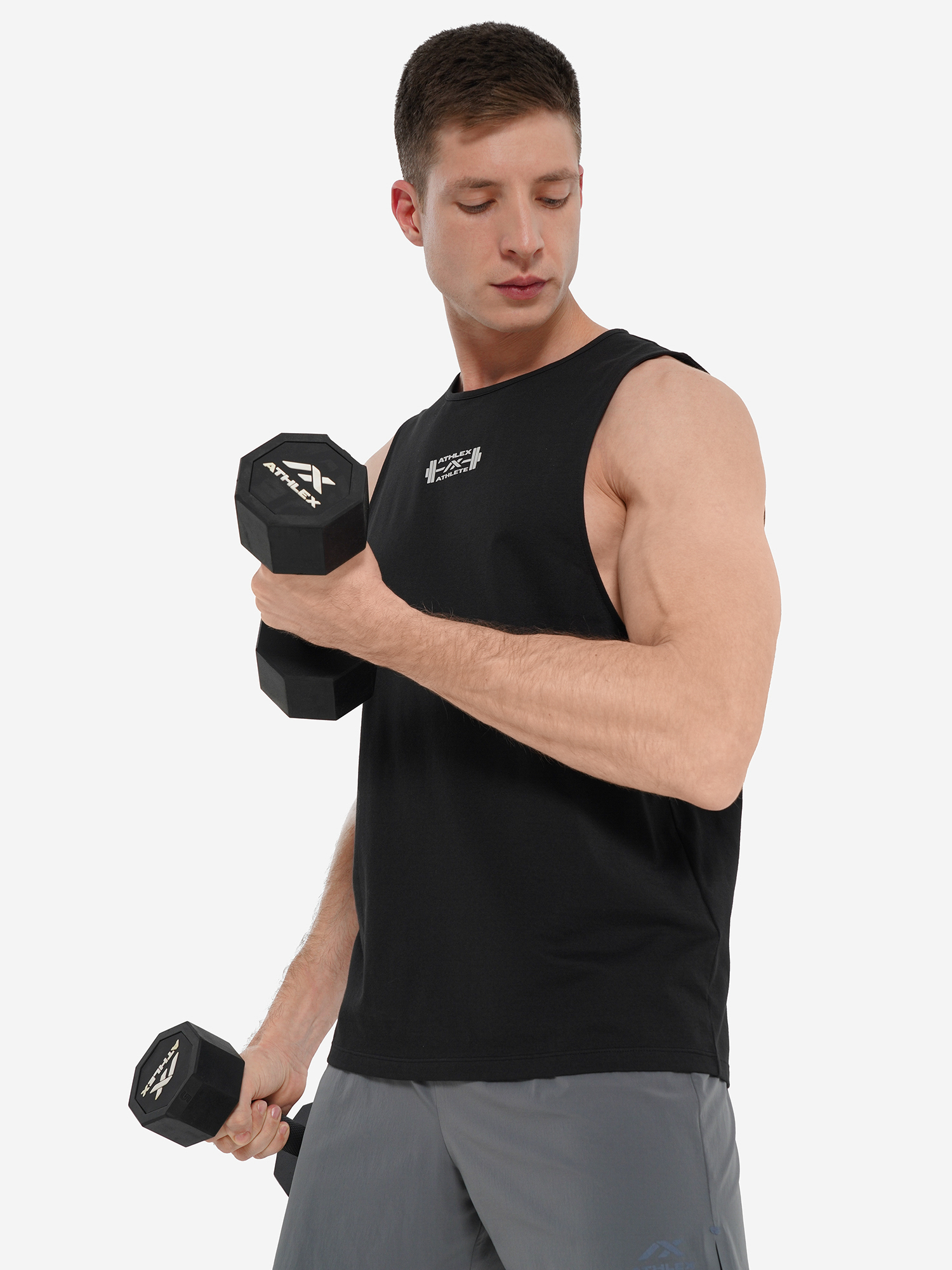 Майка мужская Athlex, черный, арт. 31171