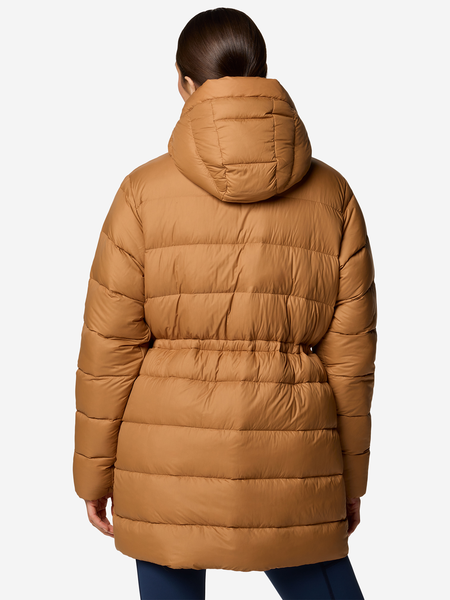 Пуховик женский Columbia Harmony Falls Mid Down Jacket, Коричневый 2085341CLB-224, размер 44 - фото 2