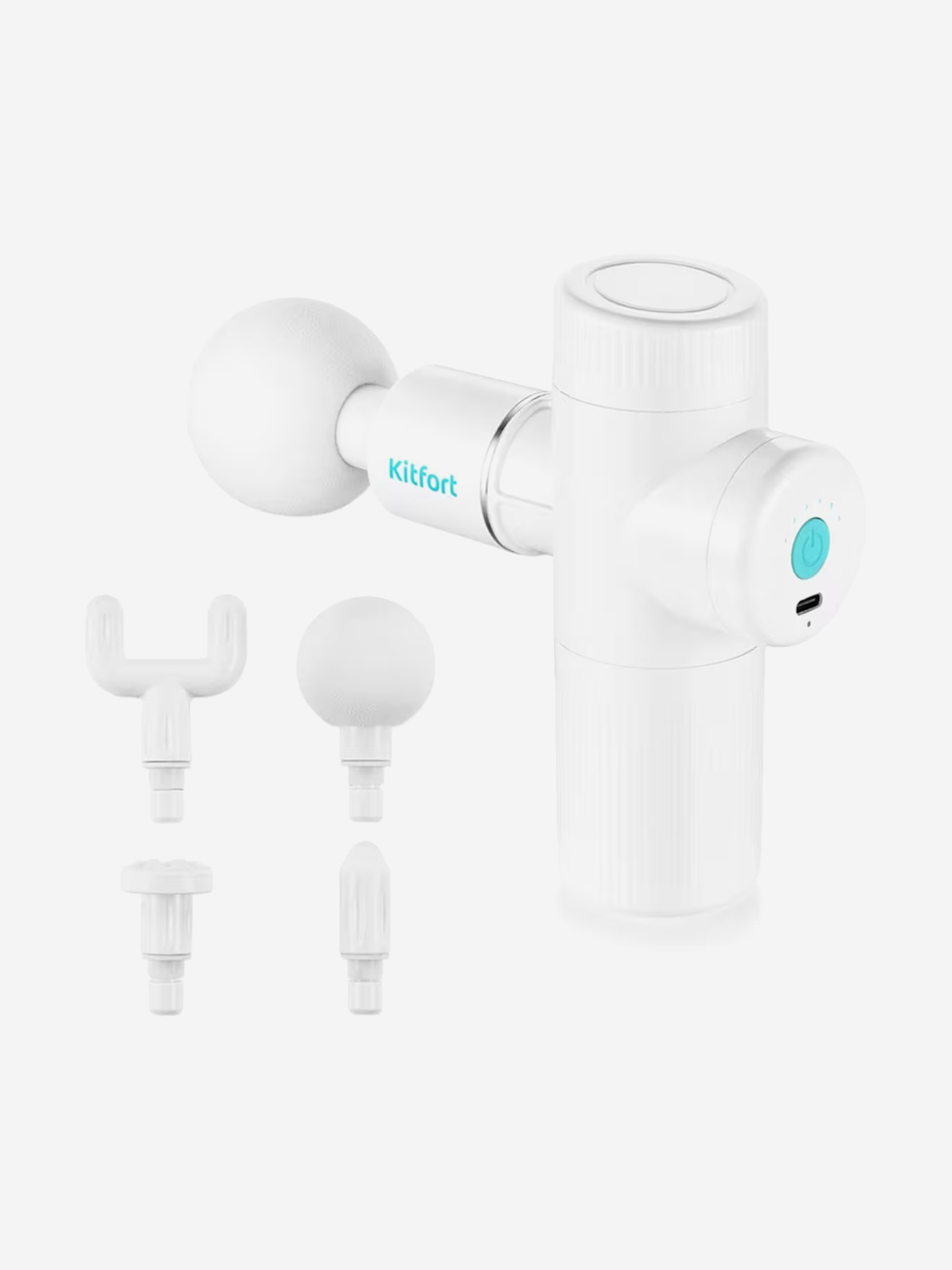 

Перкуссионный массажёр Kitfort КТ-2926, Белый