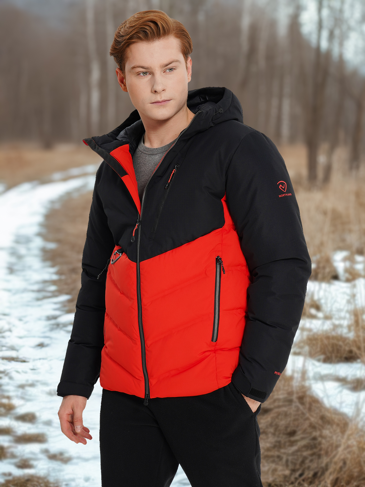 Пуховик мужской Northland, черный, арт. 138297n16-bh