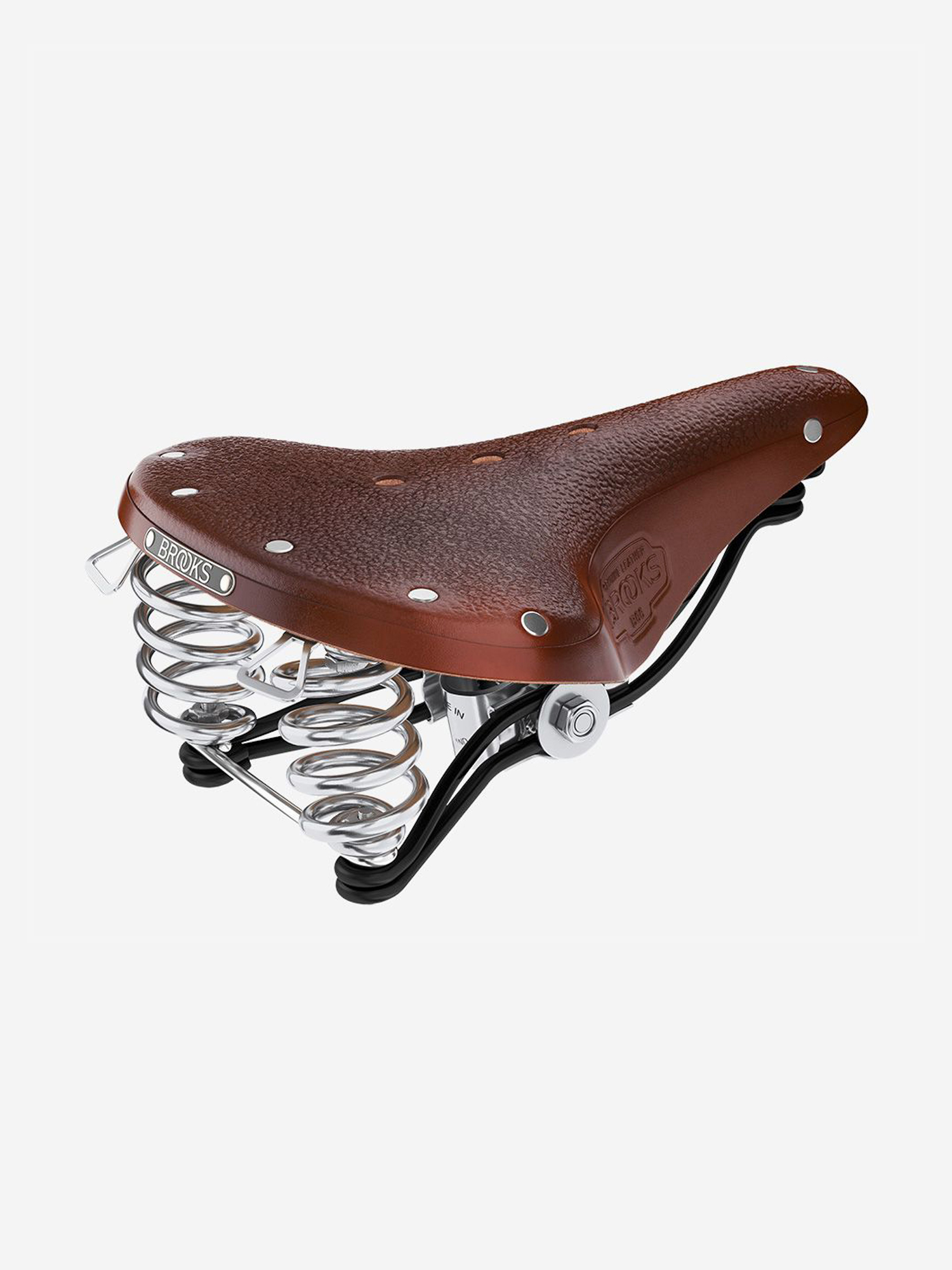 

Седло кожаное brooks B66 A.Brown (B281HS0A07205), Коричневый