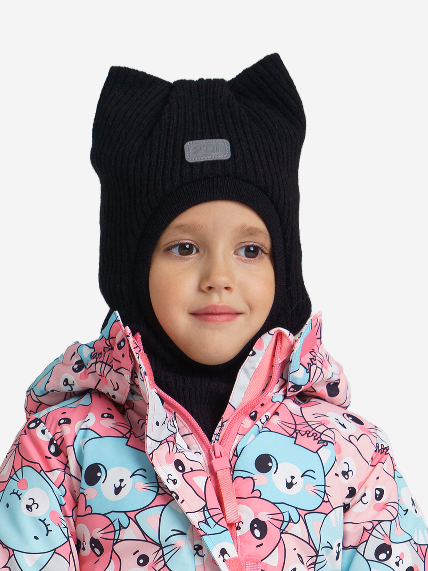 

Шапка для девочек PlayToday, Черный