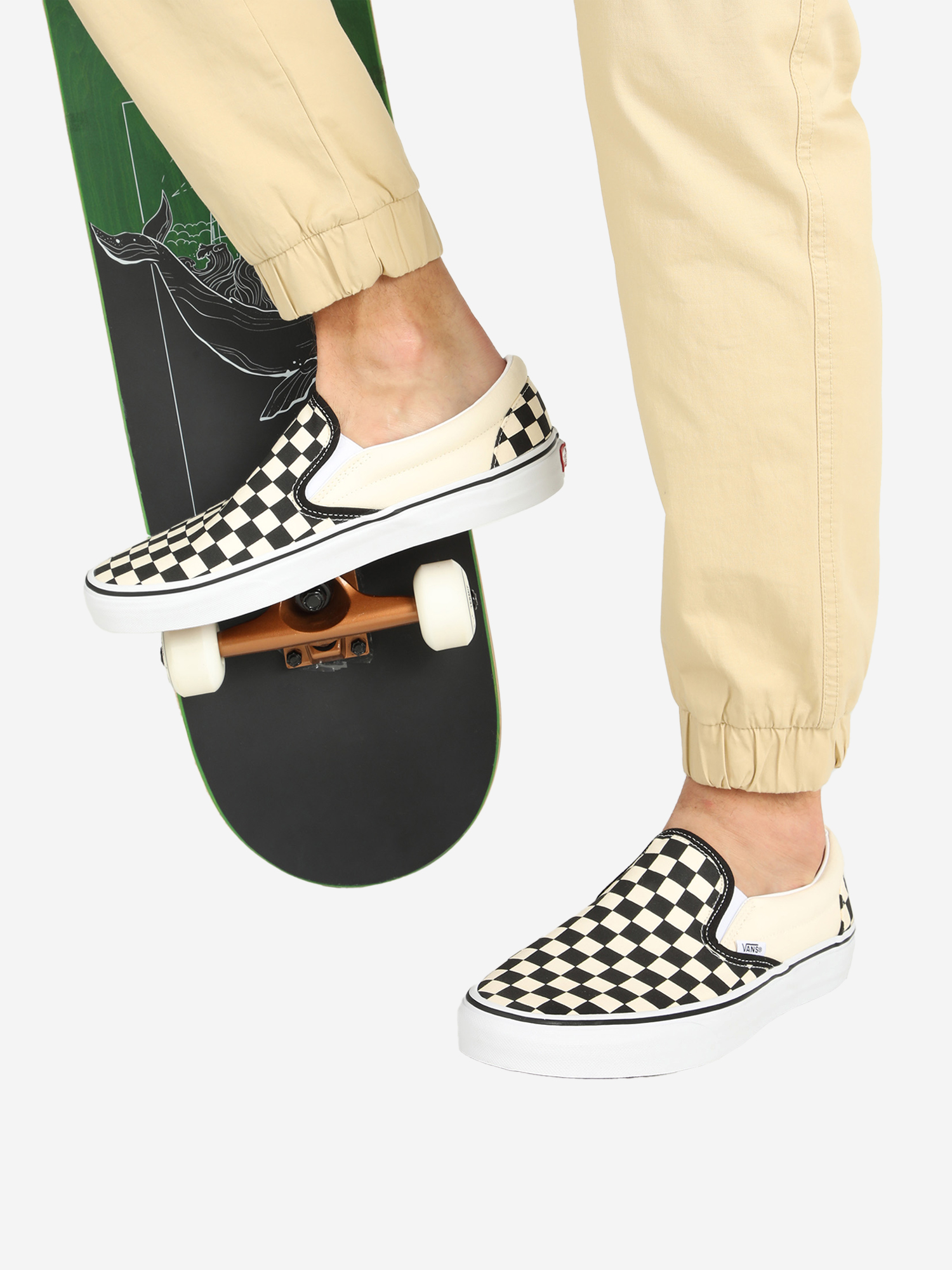 

Слипоны мужские Vans Classic Slip-On, Бежевый