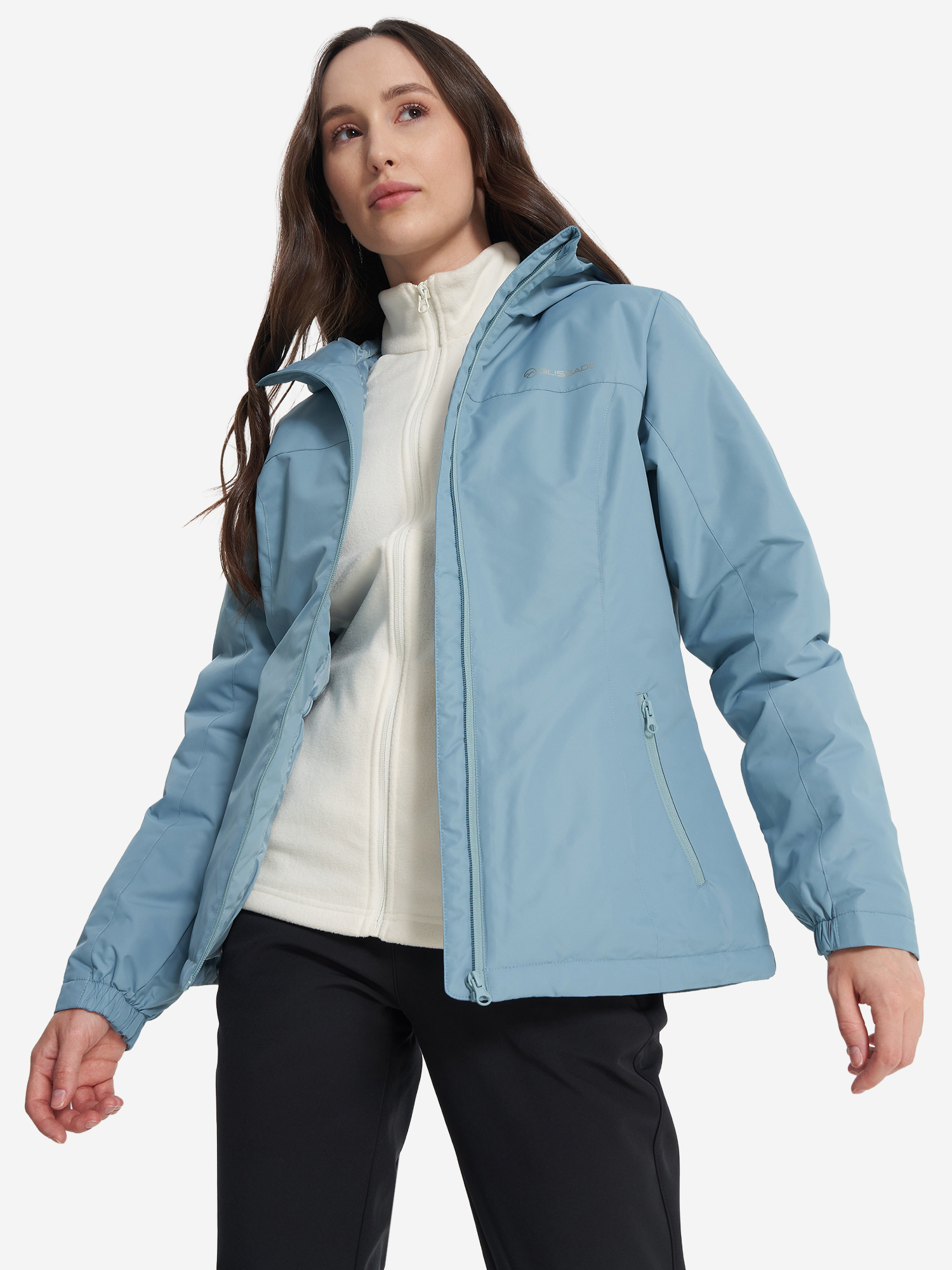 Куртка утепленная женская Glissade Зеленый 3999₽