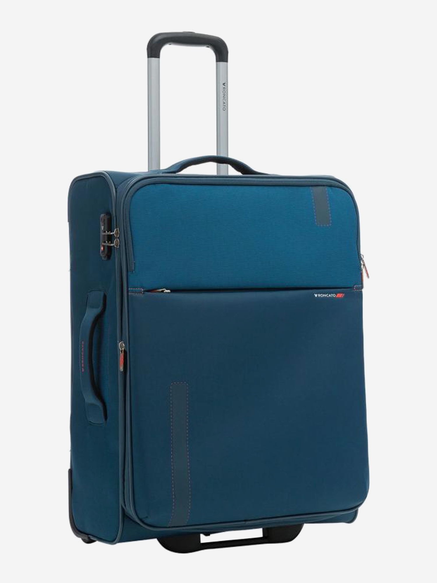 Изображение товара Ронкато Speed Чемодан 45х27х65 синего цвета, средние размеры, 2 отделения