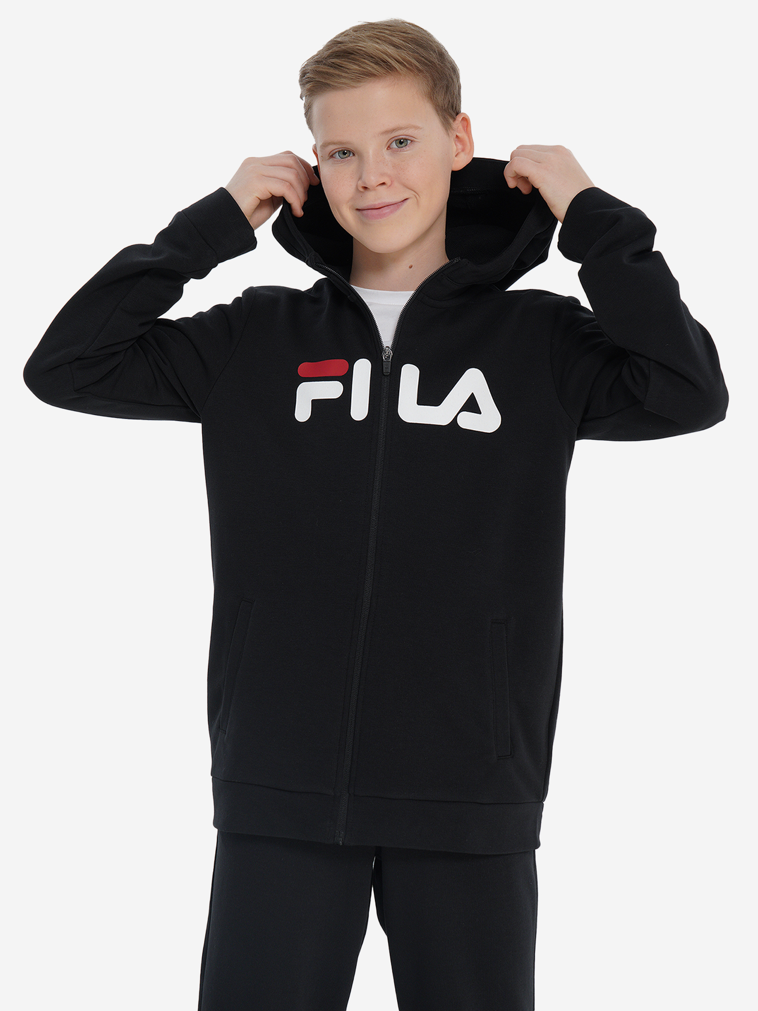 Толстовка для мальчиков FILA, черный, арт. 134624