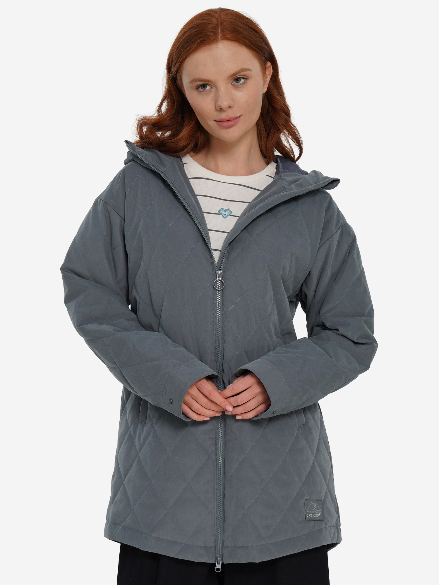 Куртка утепленная женская Protest, серый, арт. 142339pr0-93