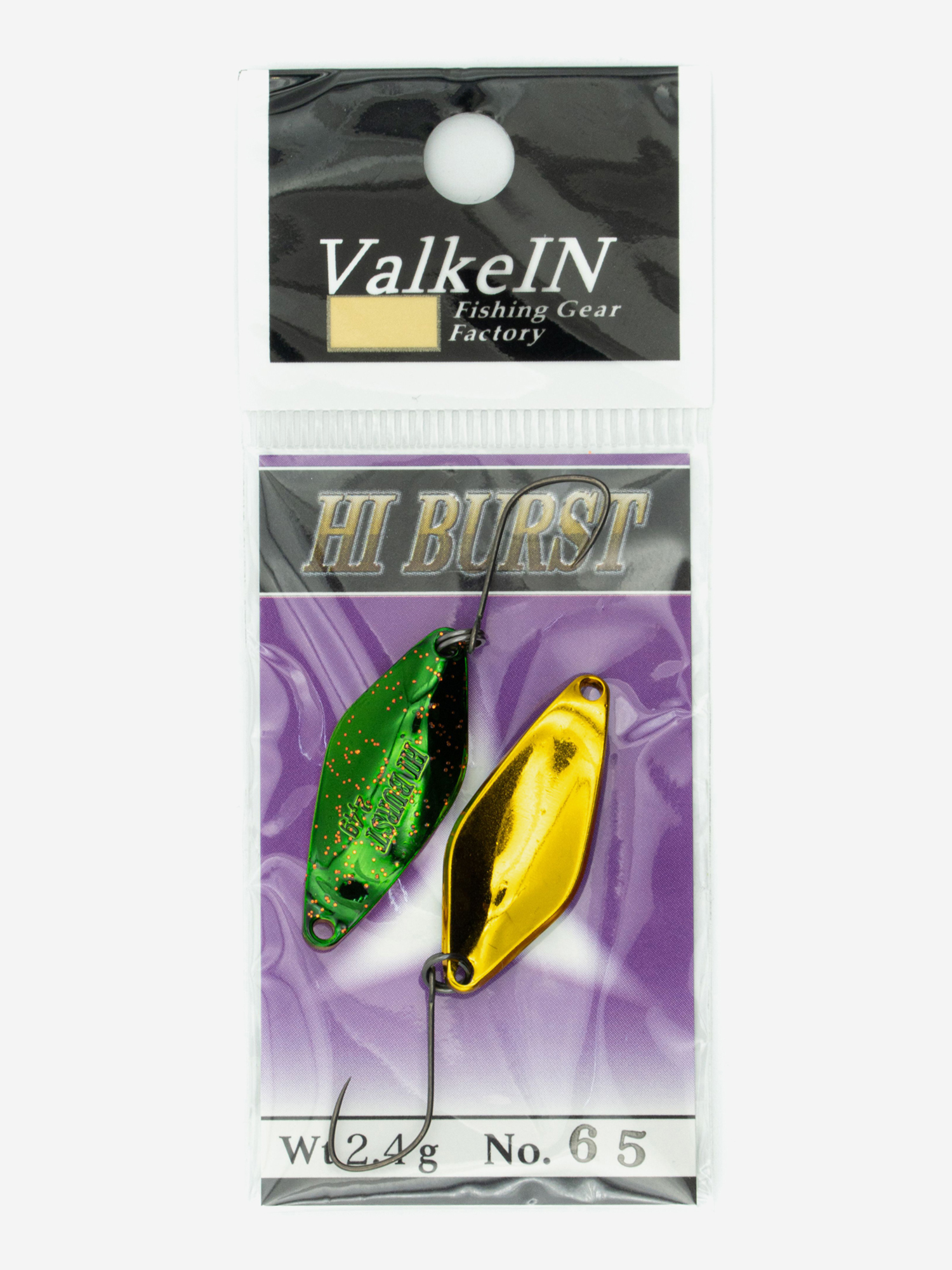 

Блесна VALKEIN HI BURST 2.4гр цвет 65, Мультицвет