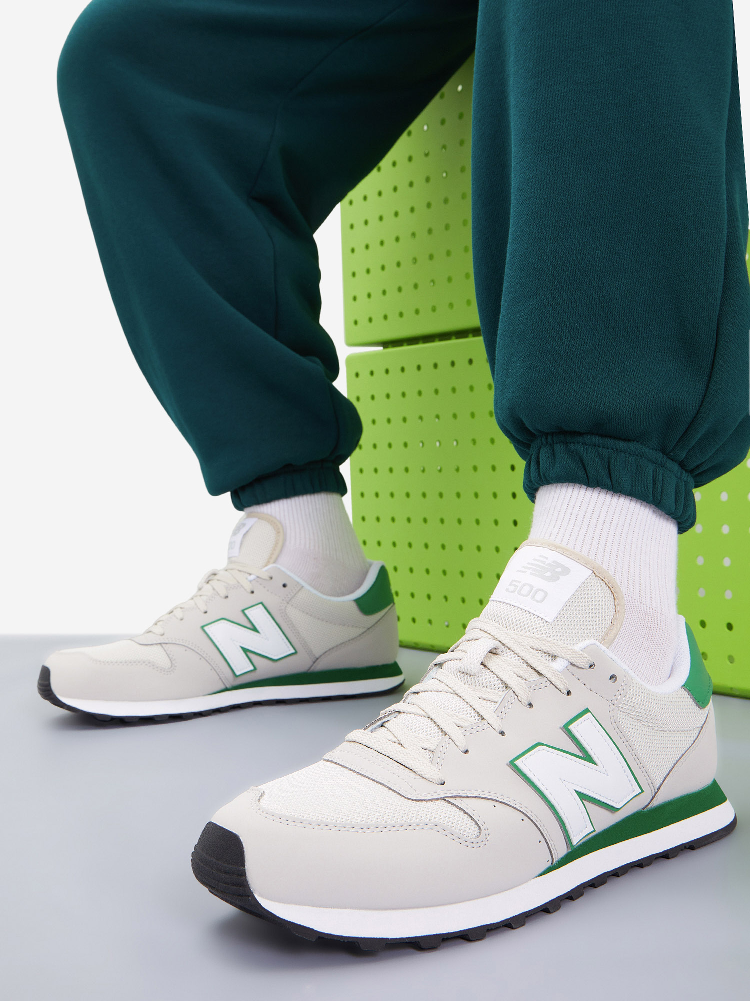 Кроссовки мужские New Balance 500, Бежевый