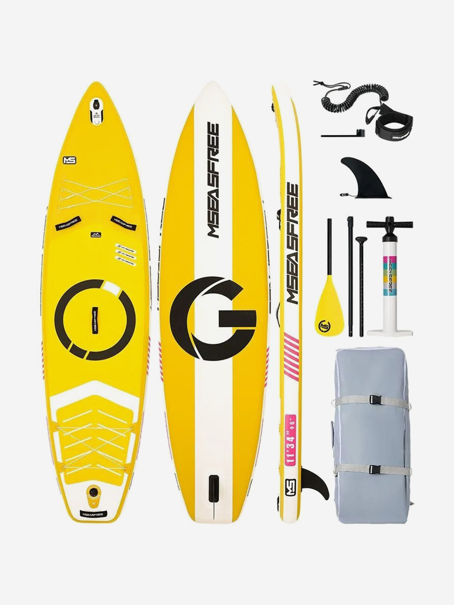 

SUP-доска MSEASFREE OG YELLOW 11', Желтый