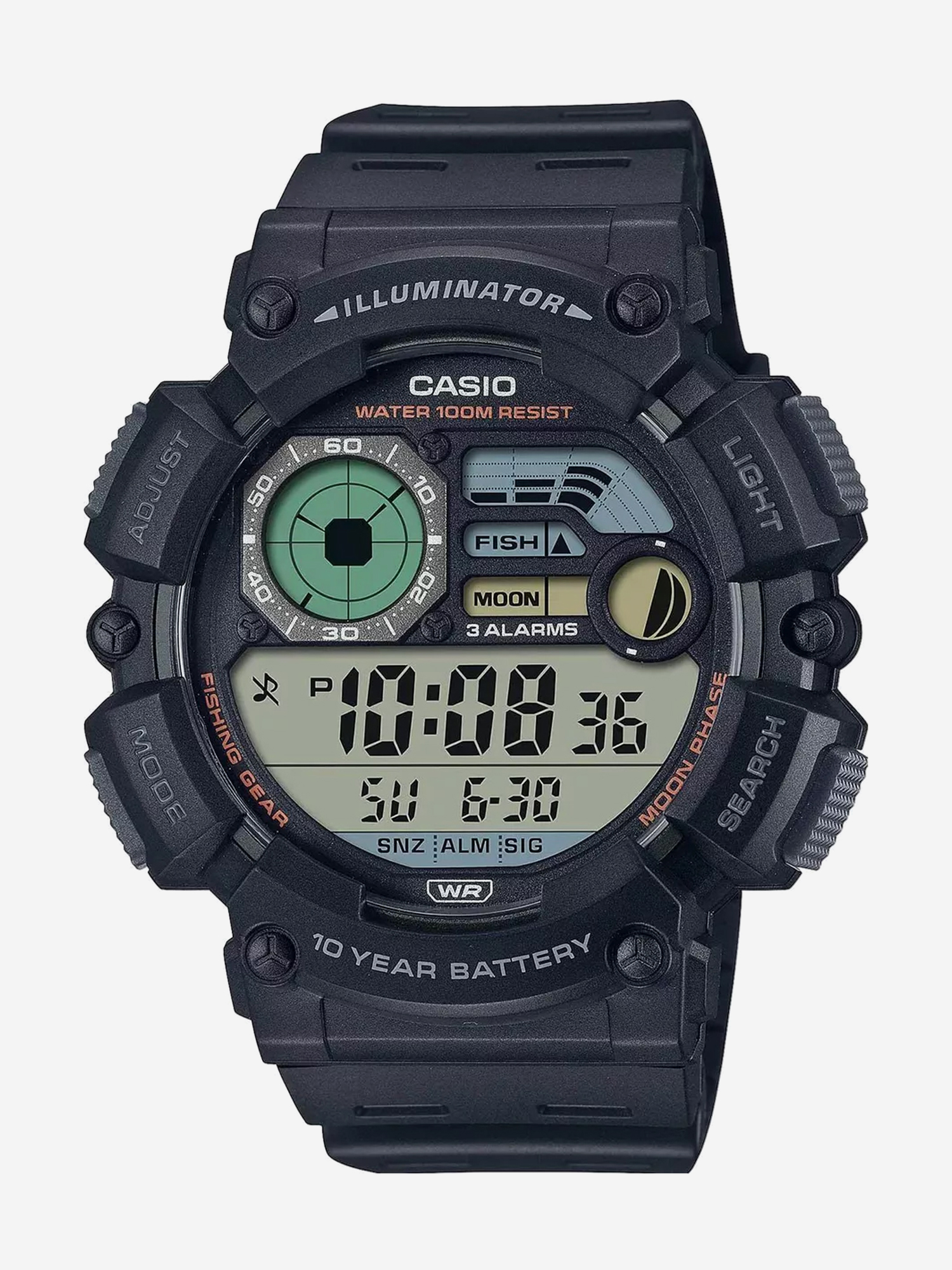

Наручные часы Casio WS-1500H-1A, Черный