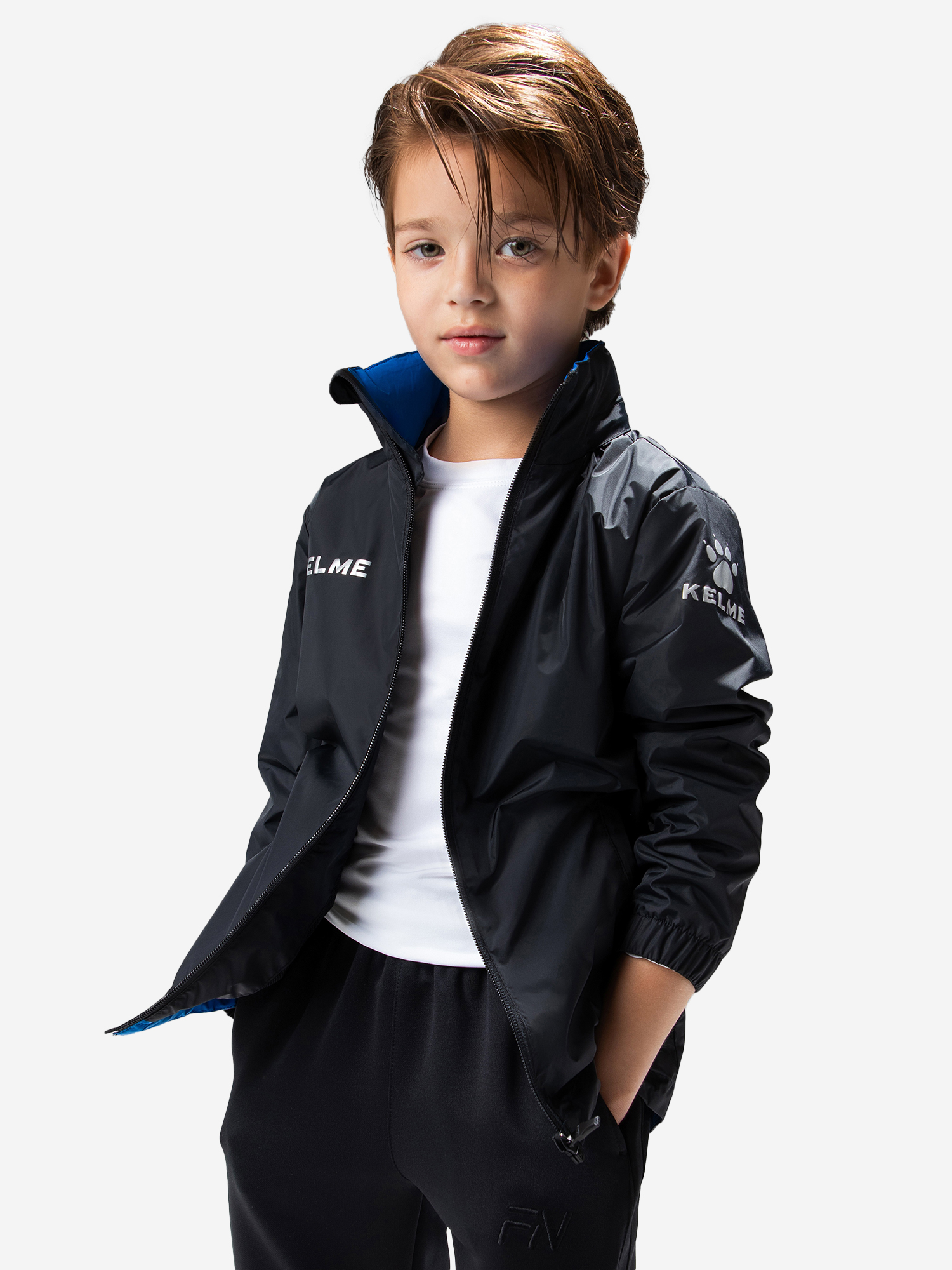 

Ветровка детская KELME Children's Raincoat, Черный