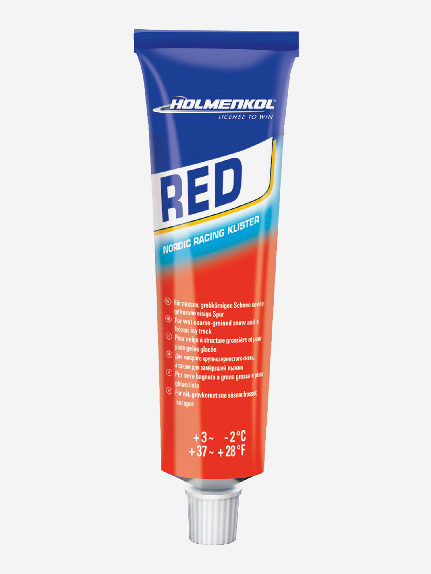 

Мазь держания для беговых лыж HOLMENKOL Klister Red, Красный