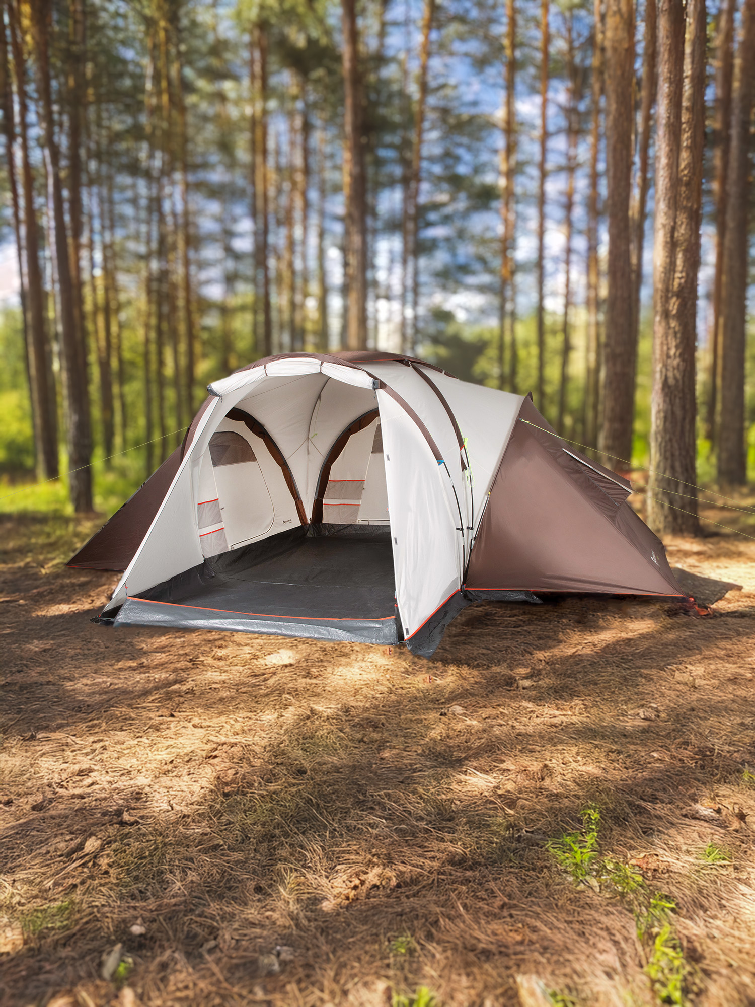 

Палатка 6-местная Outventure Dalen 6, Бежевый