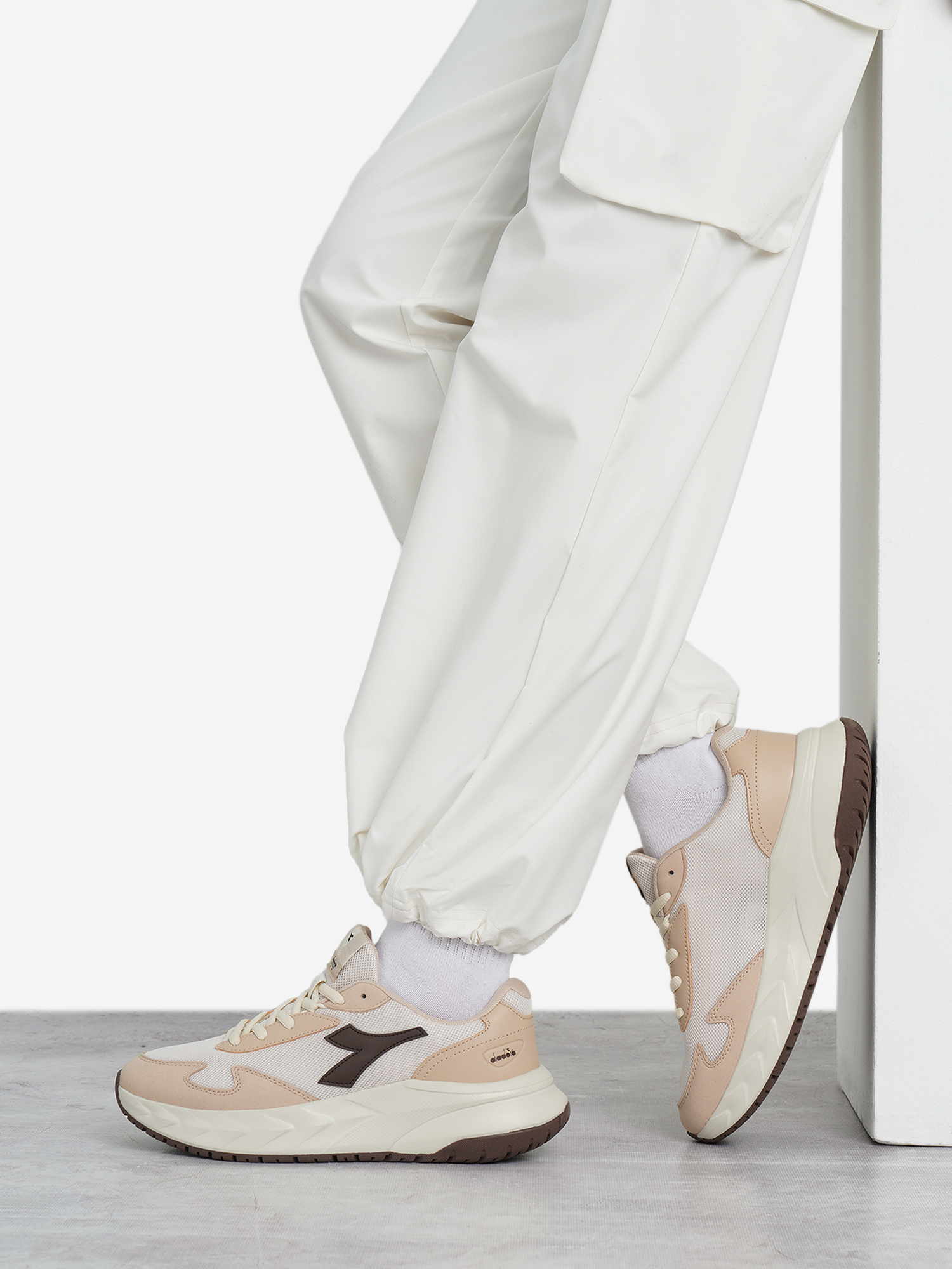 Кроссовки Diadora, бежевый, арт. 35971