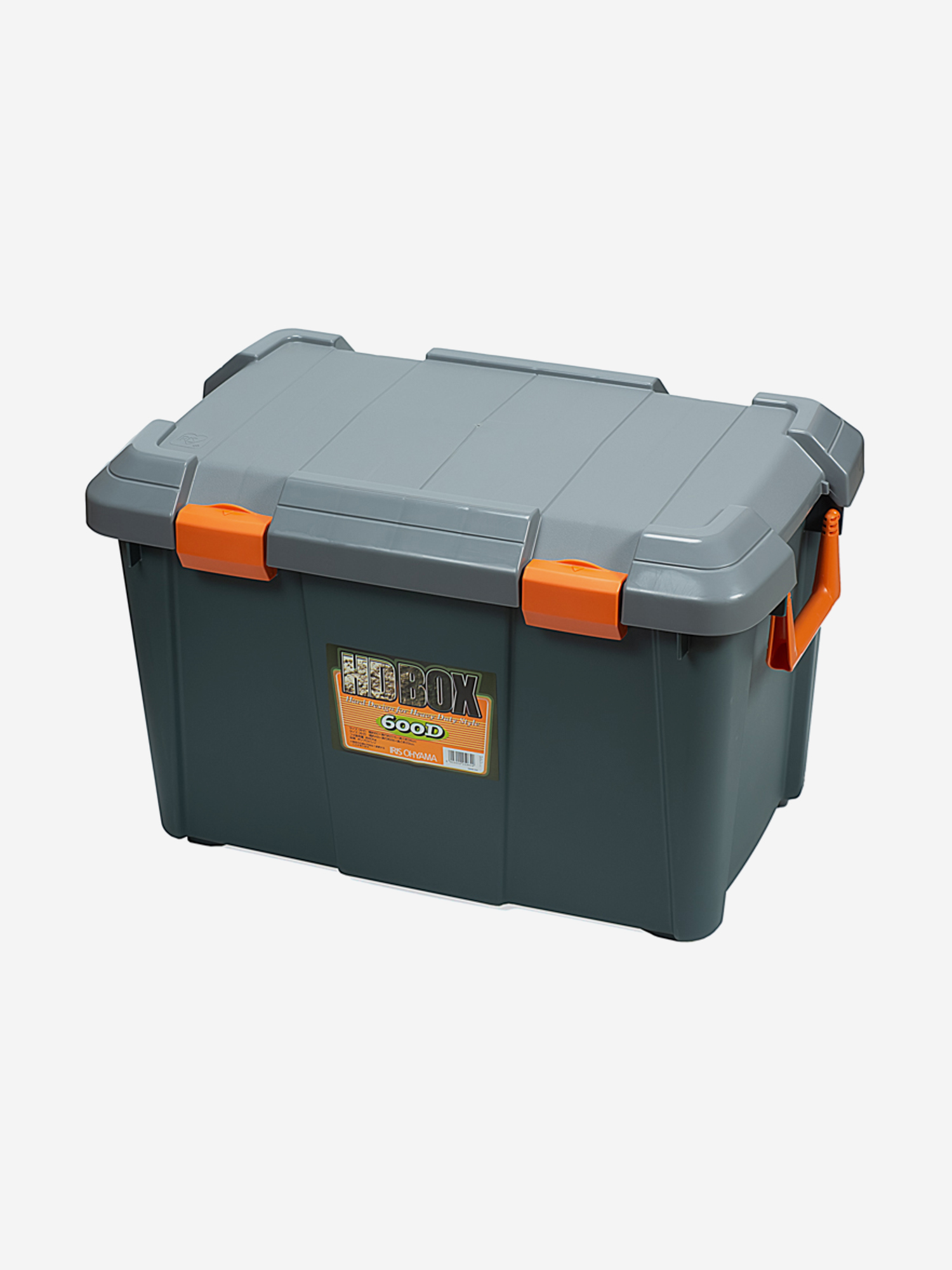 Ящик экспедиционный IRIS OHYAMA HD BOX 600D, 45 литров 60x37,5x38 см., Зеленый термобокс iris ohyama hugel vacuum cooler box tc 40 40 литров
