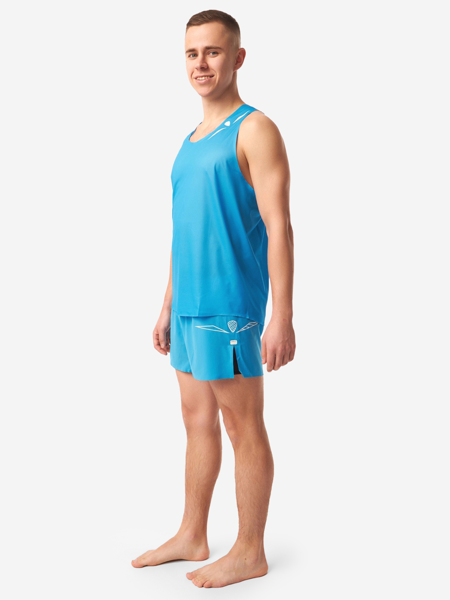 ШОРТЫ С ПОЯСОМ МУЖСКИЕ ELEVATE SHORT 5 | BLUE, Синий 419072551HZHQU1C-BLUE, размер 46 - фото 9