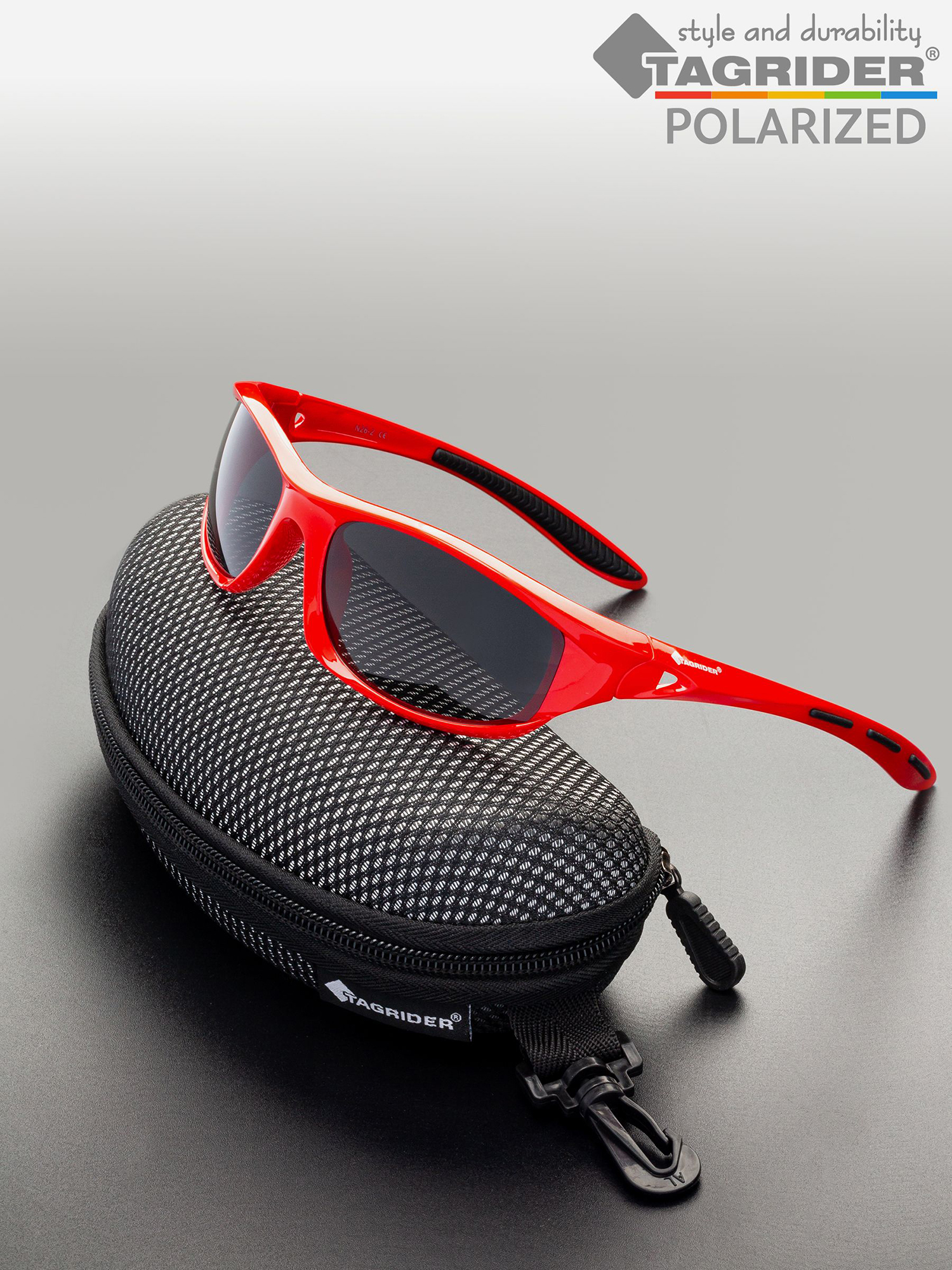 Изображение товара Очки поляризационные, солнцезащитные, антибликовые Tagrider в чехле N26-2 Gray, Серый