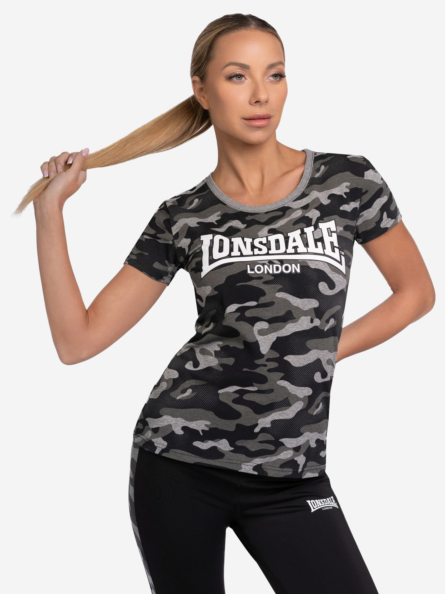 

Футболка женская LONSDALE SETTISCARTH, Серый